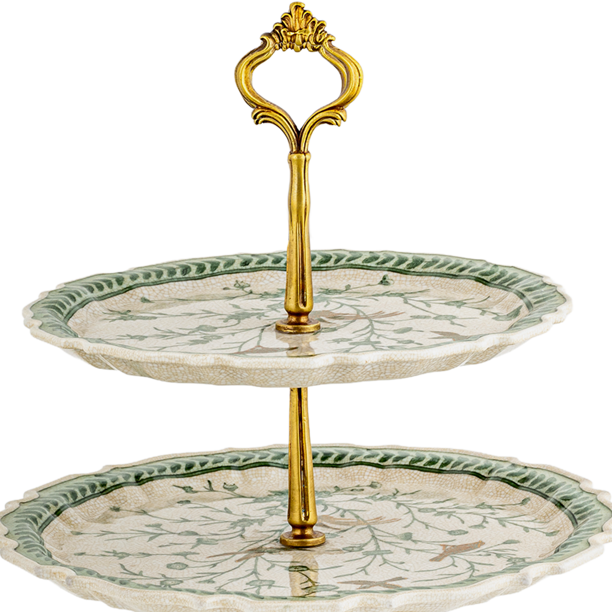 Elegant Eden 2 Tier Cake Stand