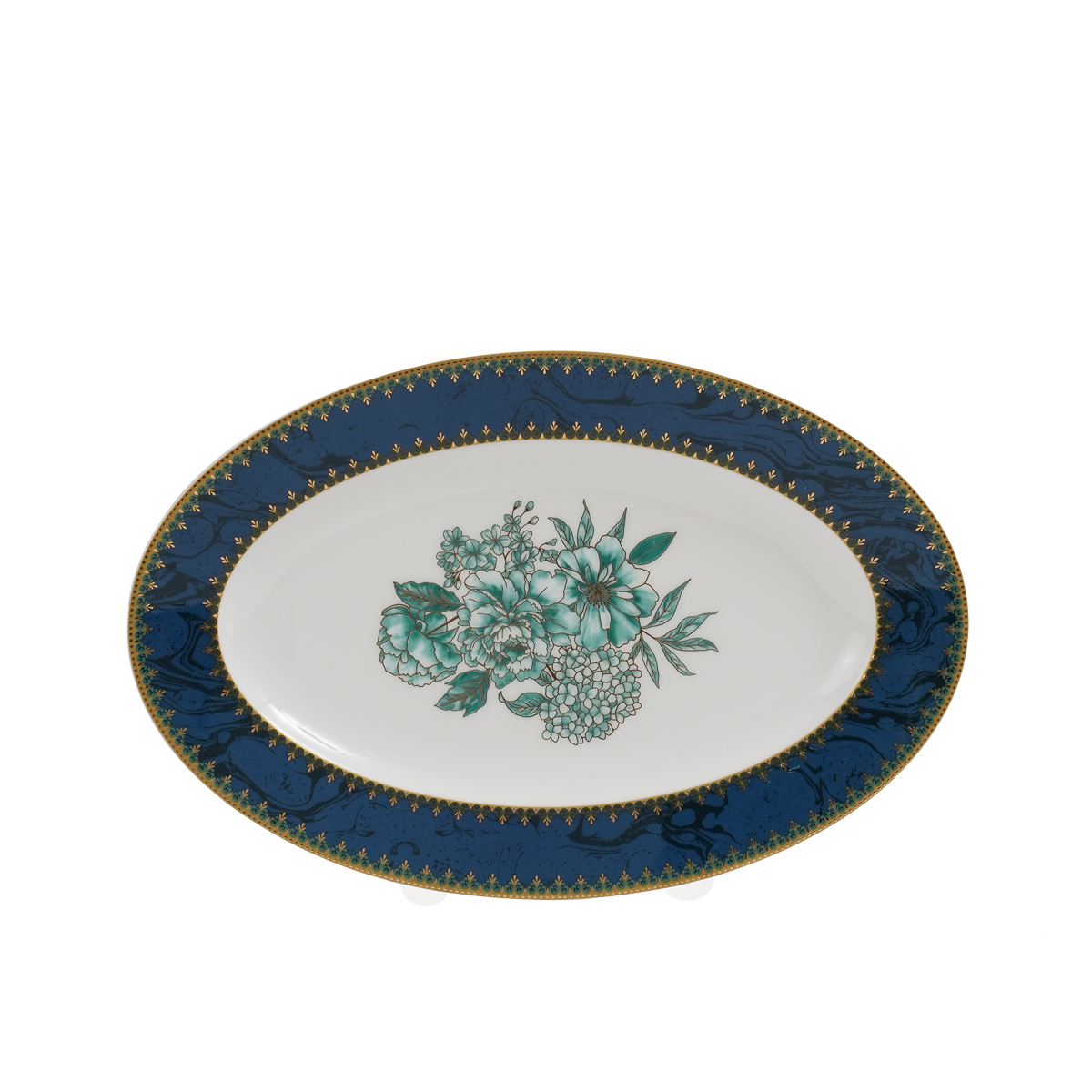 Luella Serving Platter Dark Blue