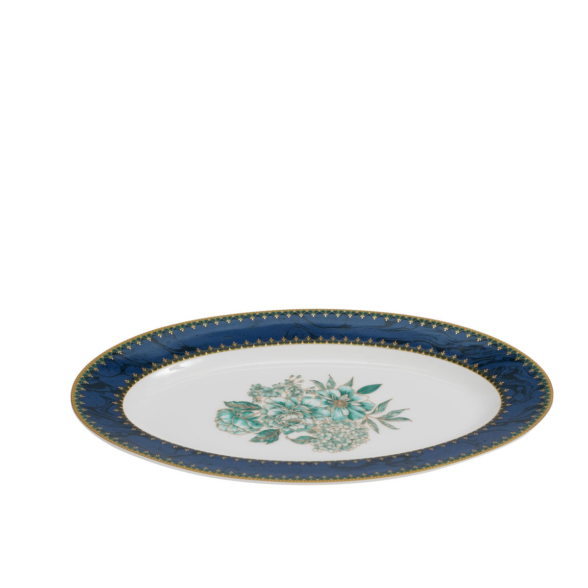 Luella Serving Platter Dark Blue