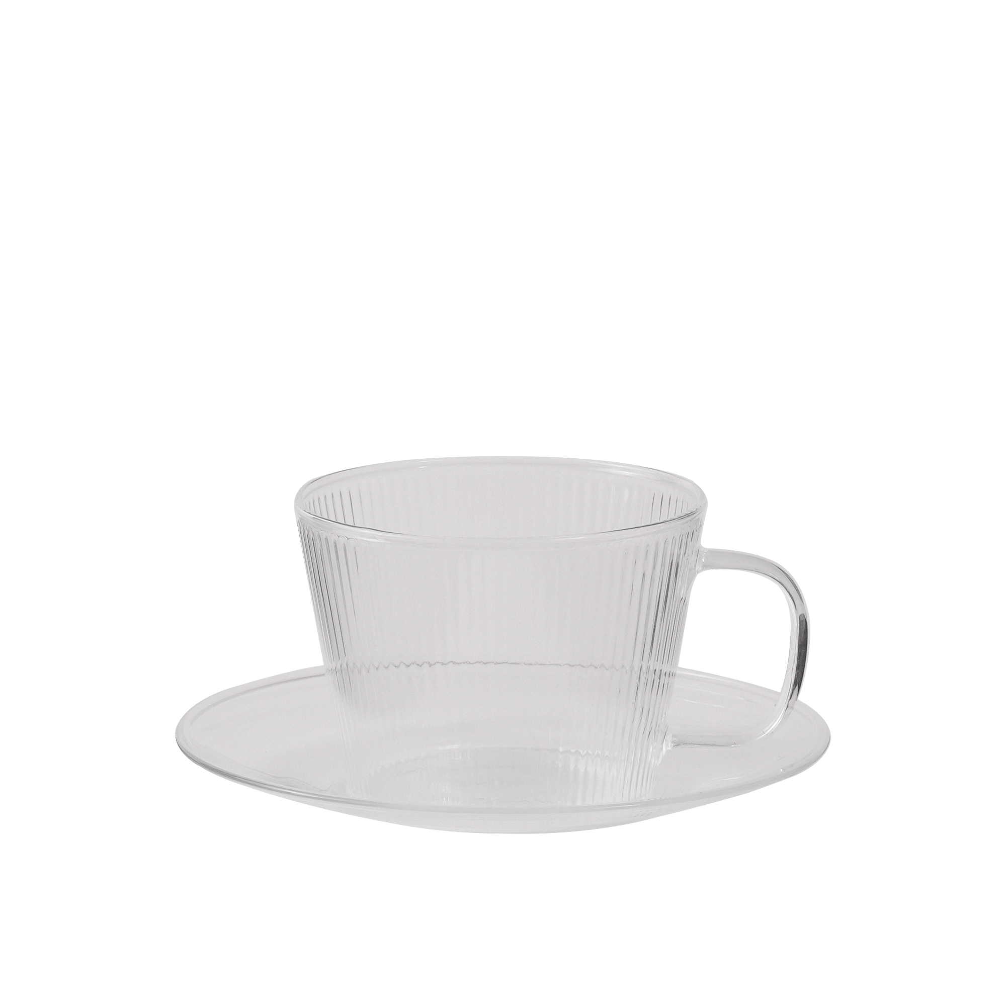 Amour'S Cafe Tea Cup & Saucer