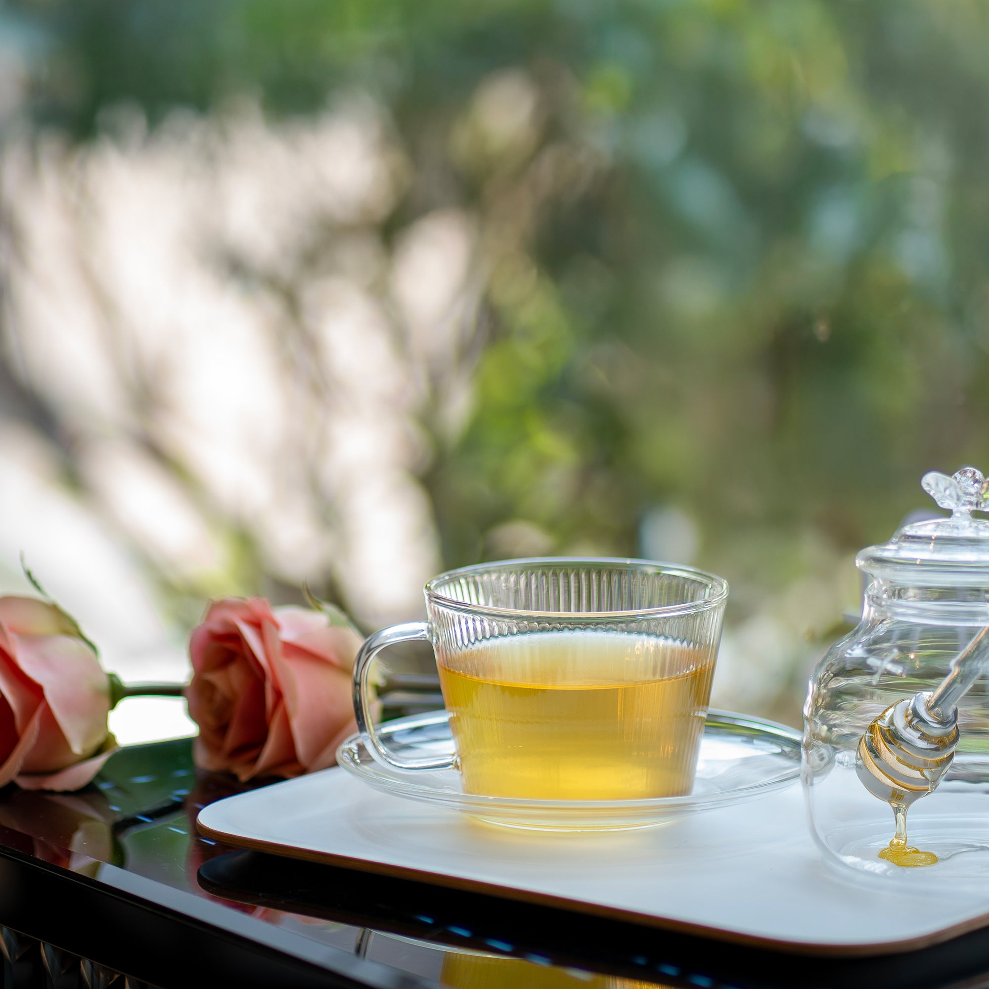 Amour'S Cafe Tea Cup & Saucer
