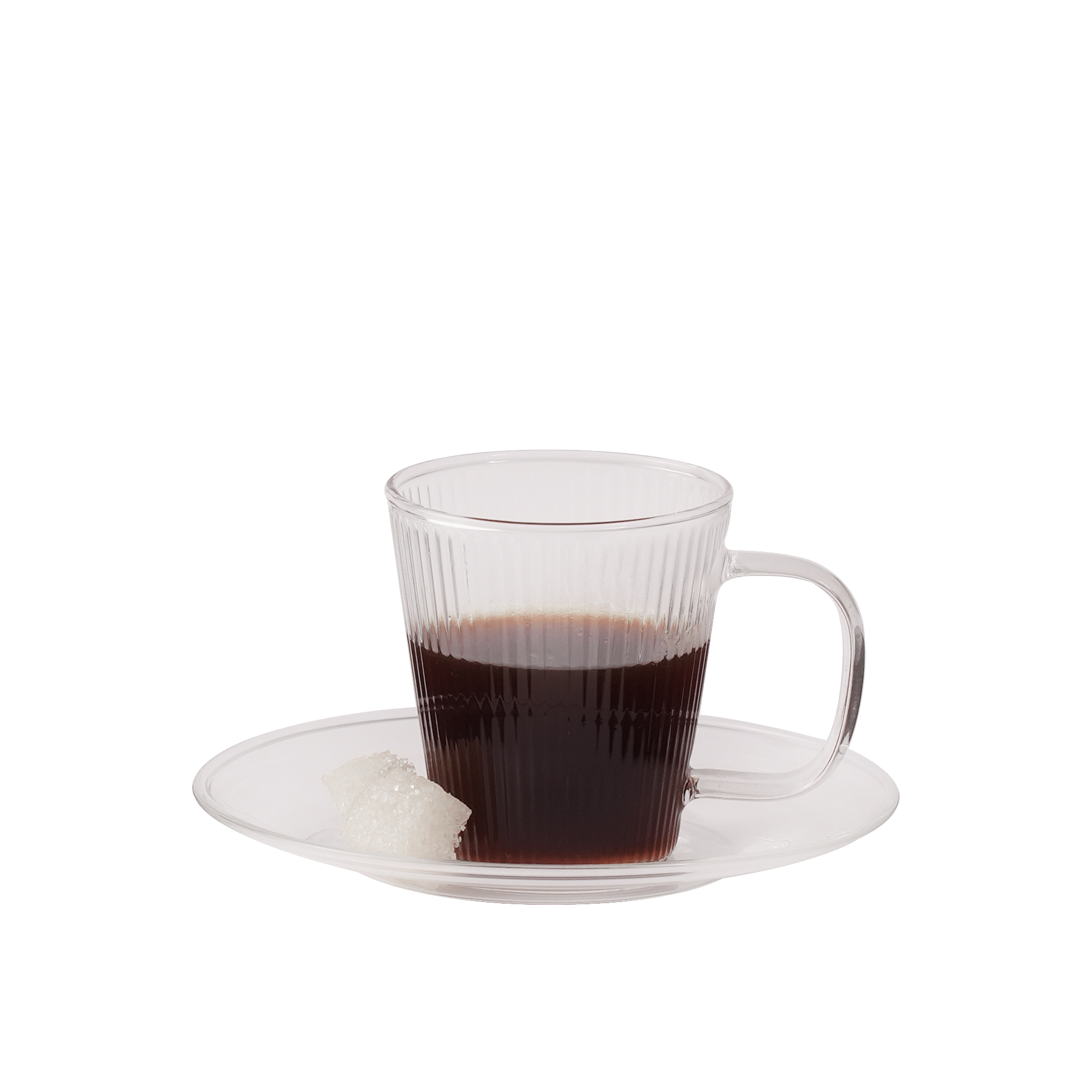 Amour'S Cafe Espresso Cup & Saucer