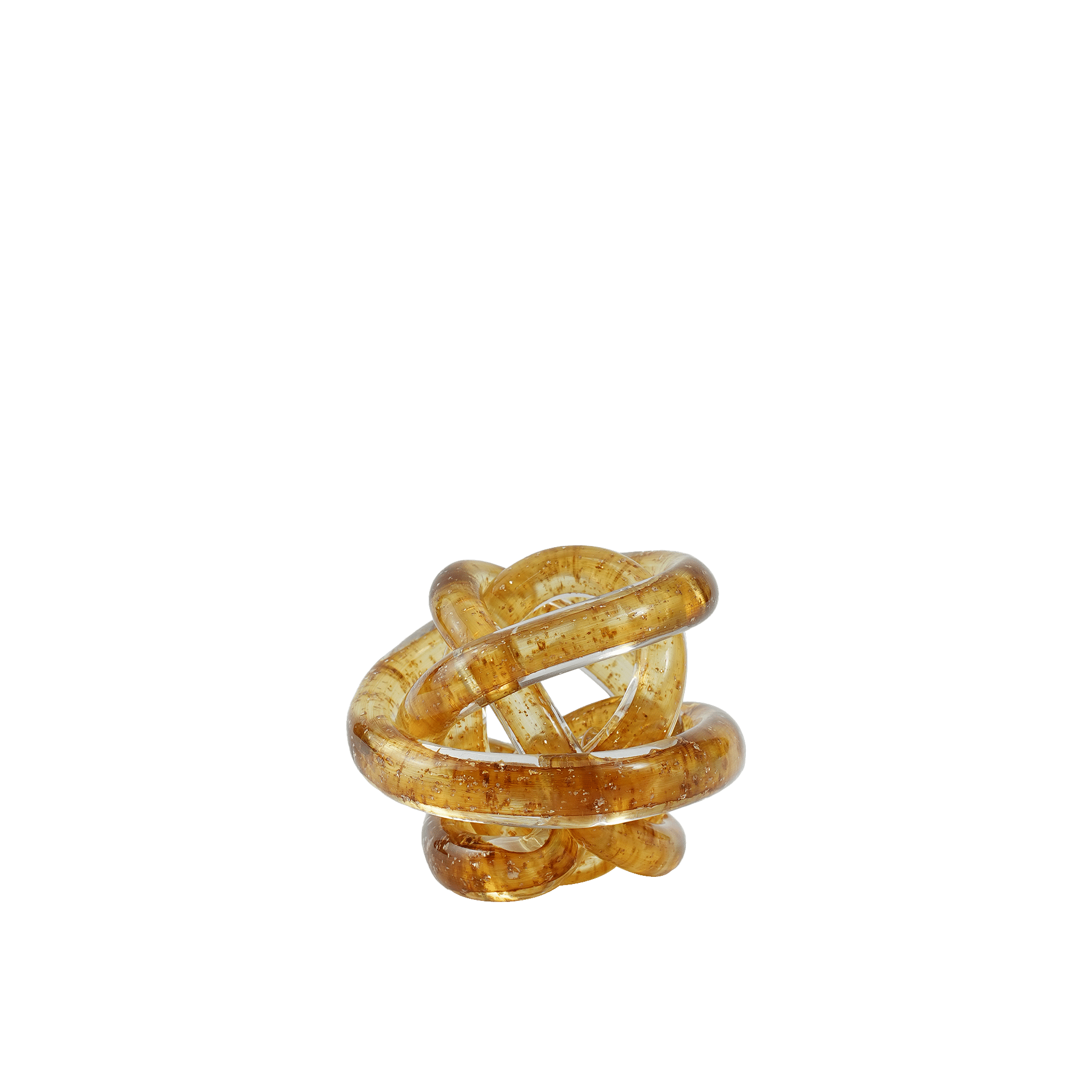 Zircon Infinity Knot Amber