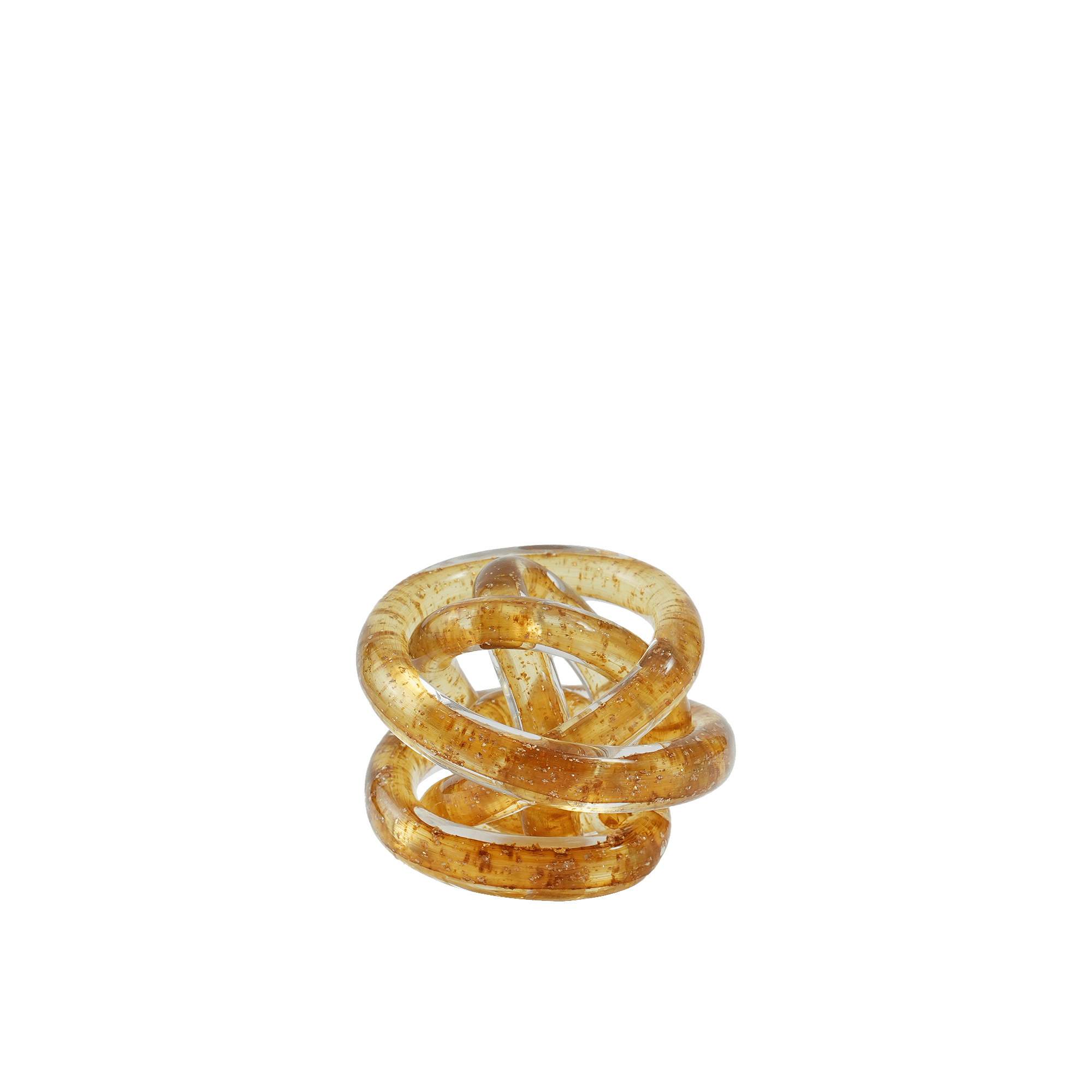Zircon Infinity Knot Amber