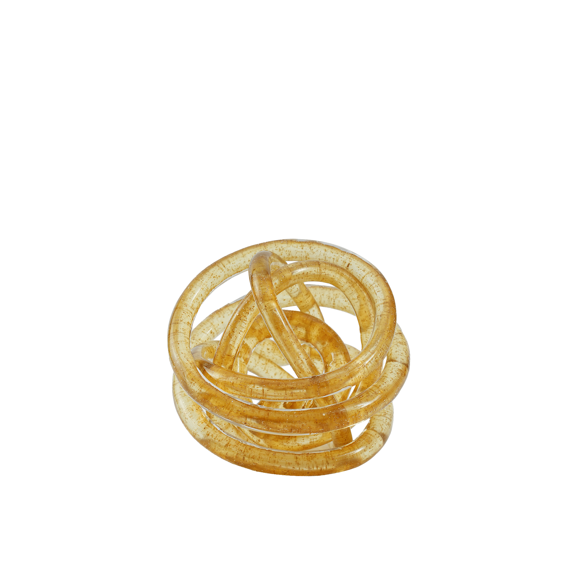 Zircon Infinity Knot Amber