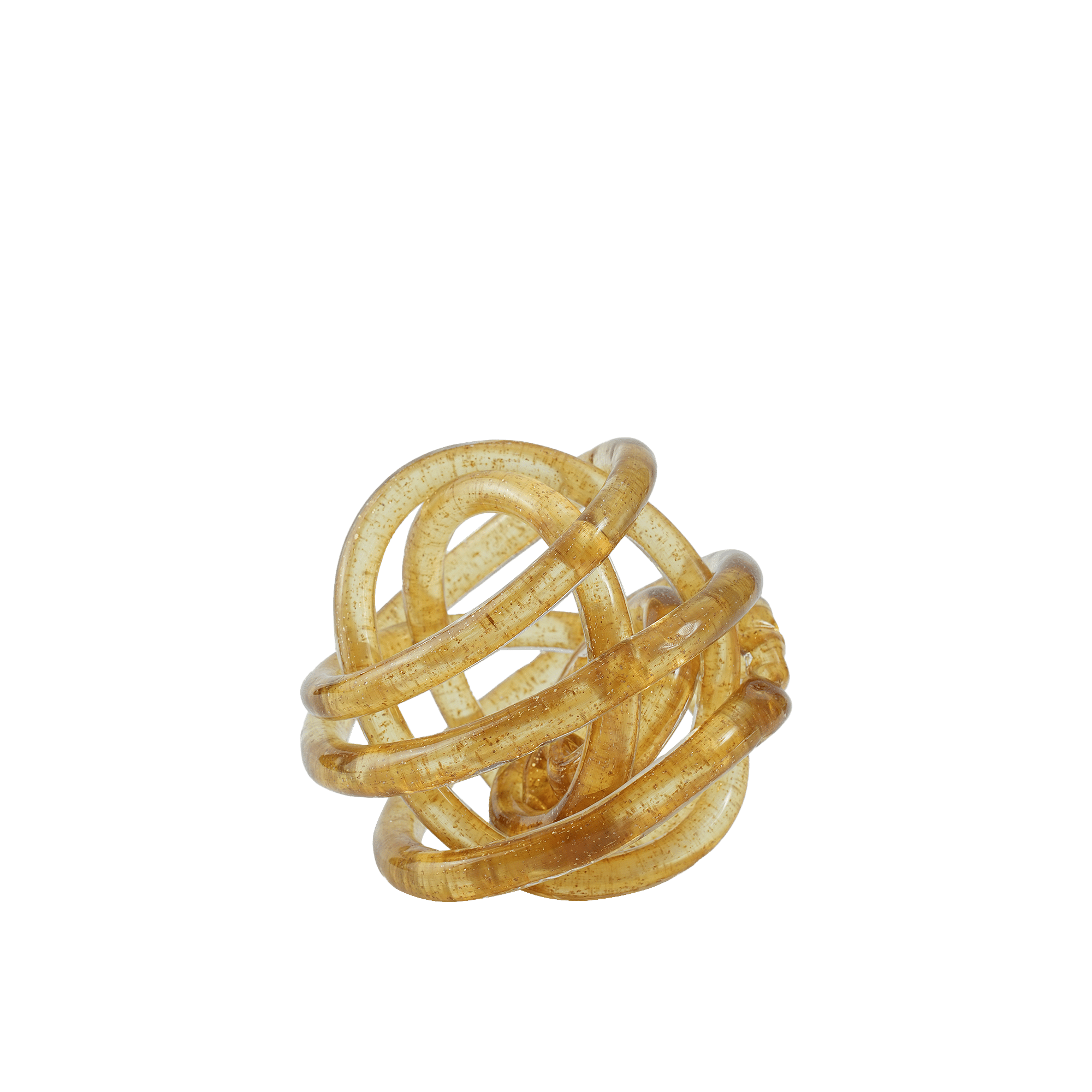 Zircon Infinity Knot Amber