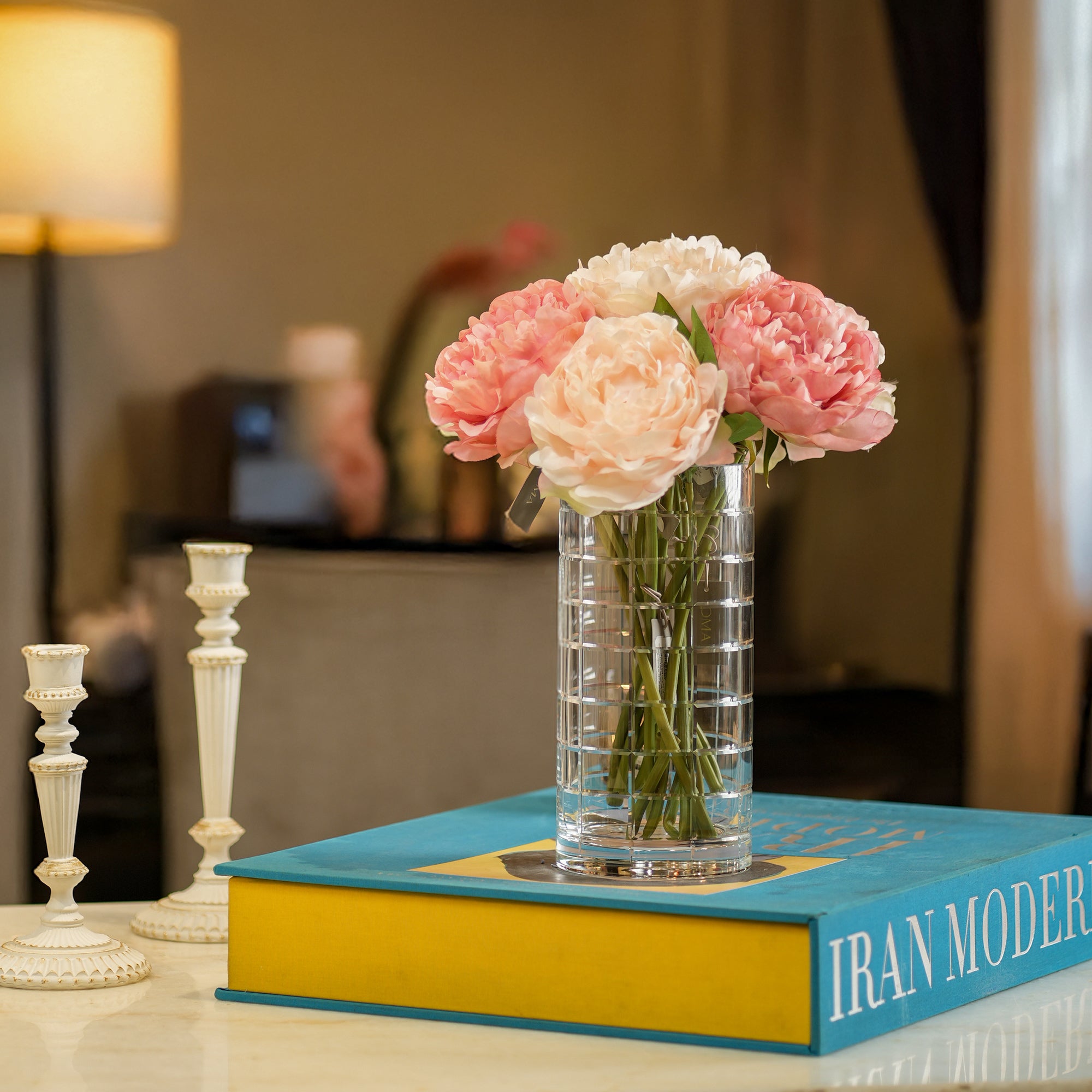 Hudson Plaid Vase