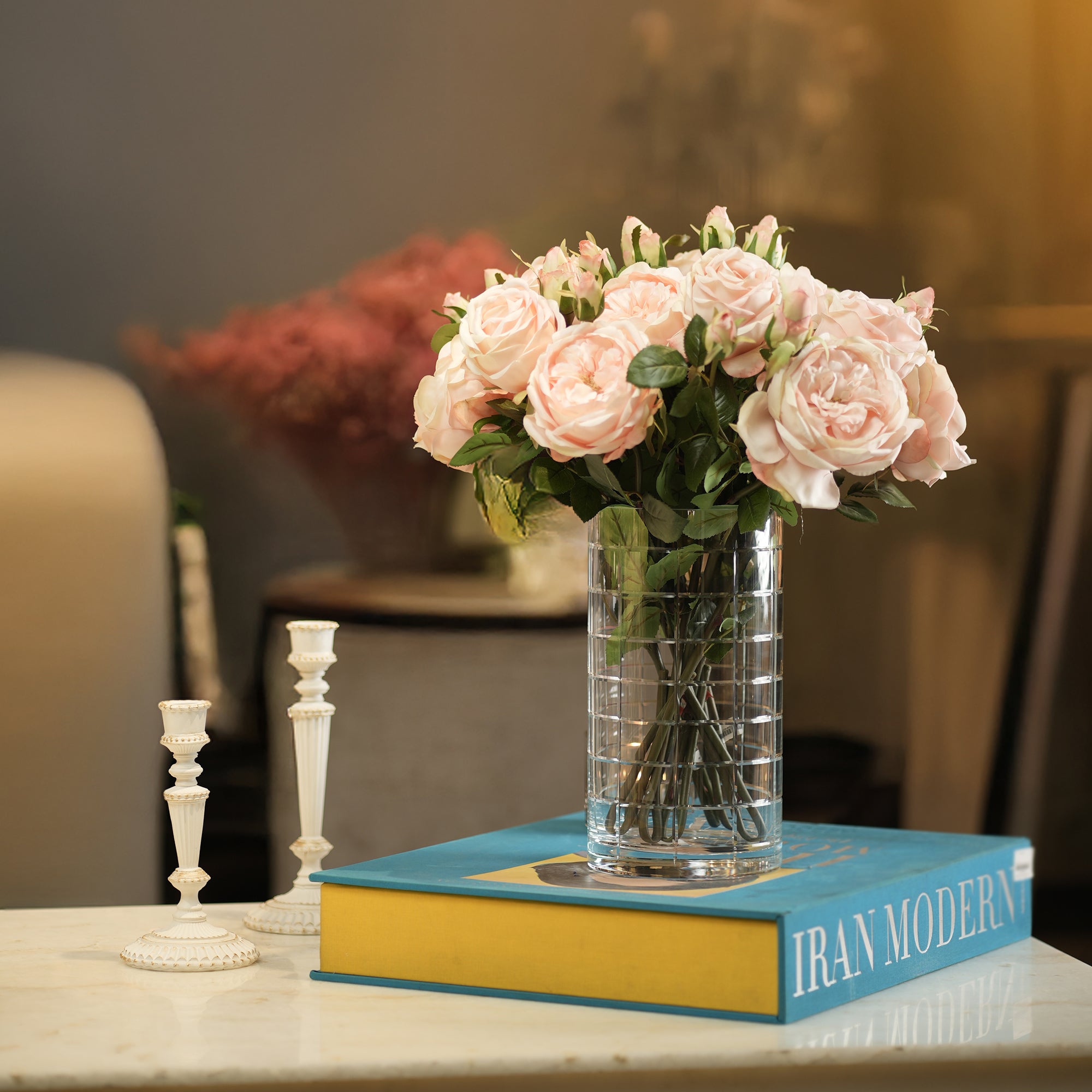 Hudson Plaid Vase