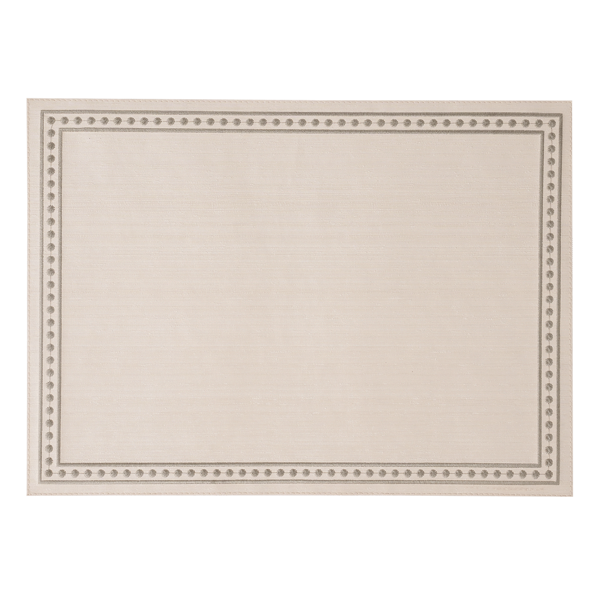 Silk Line Dot Embroided Placemat