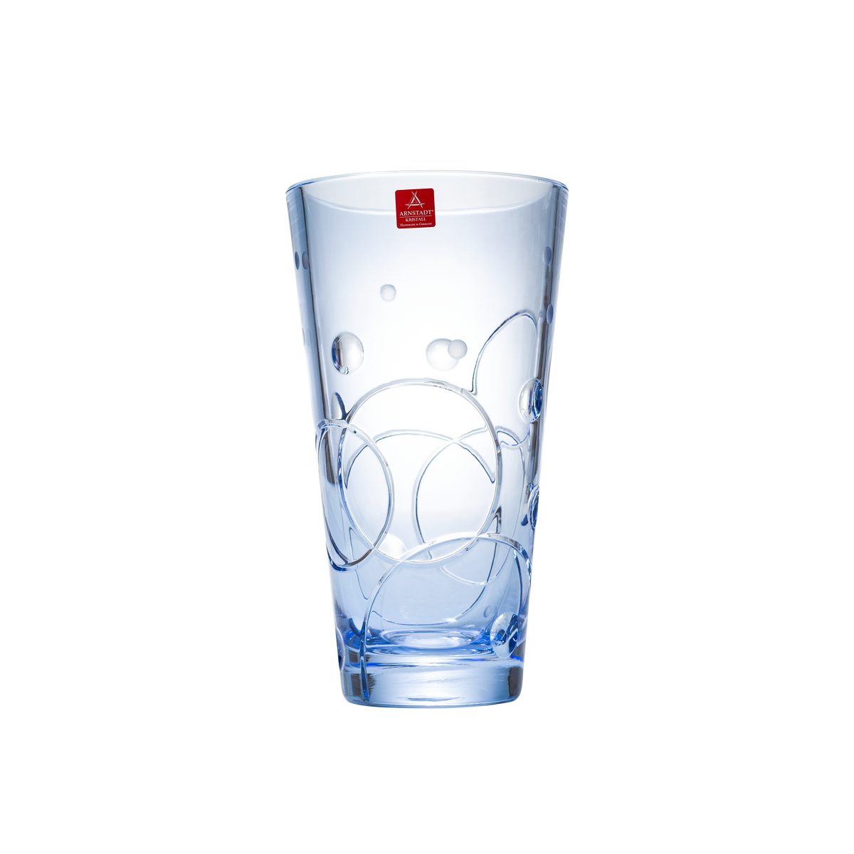 Crystal Circle Lavender Vase