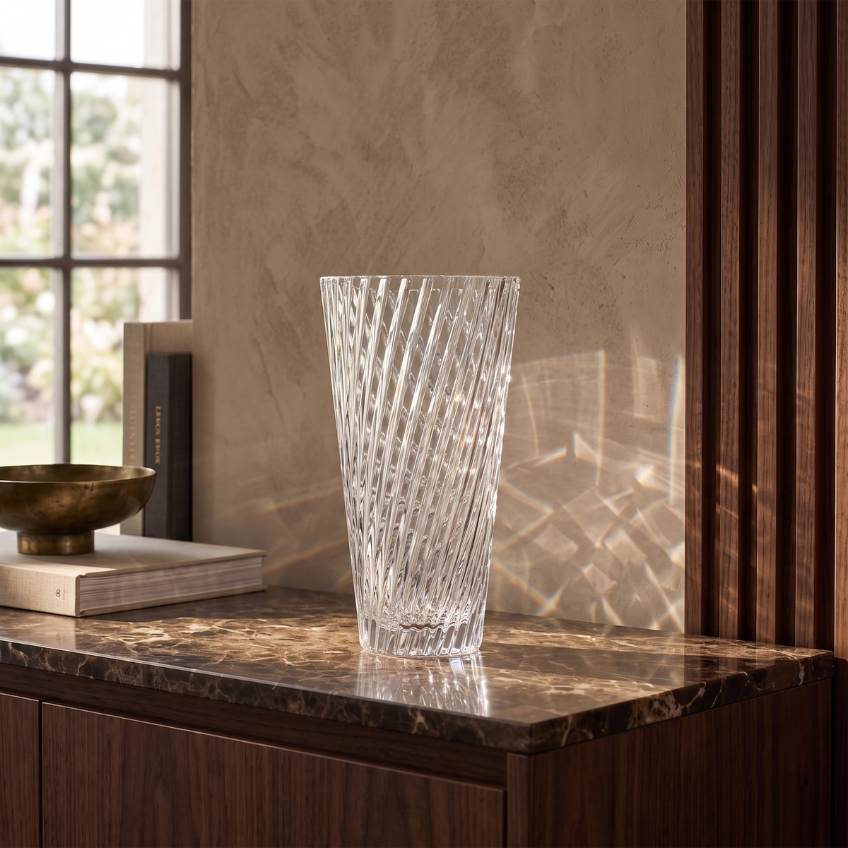 Crystal Oslo Clear Vase