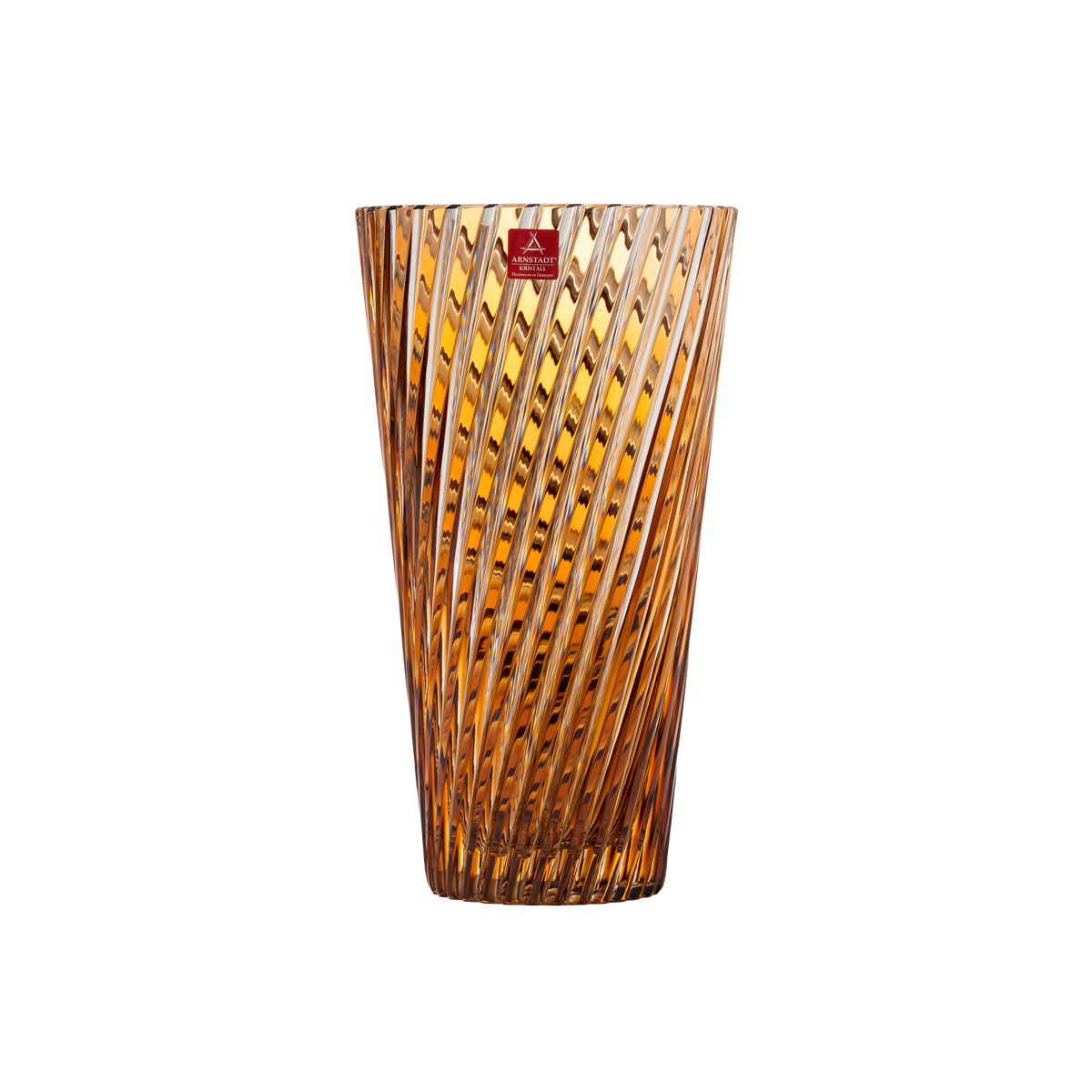 Crystal Oslo Amber Vase