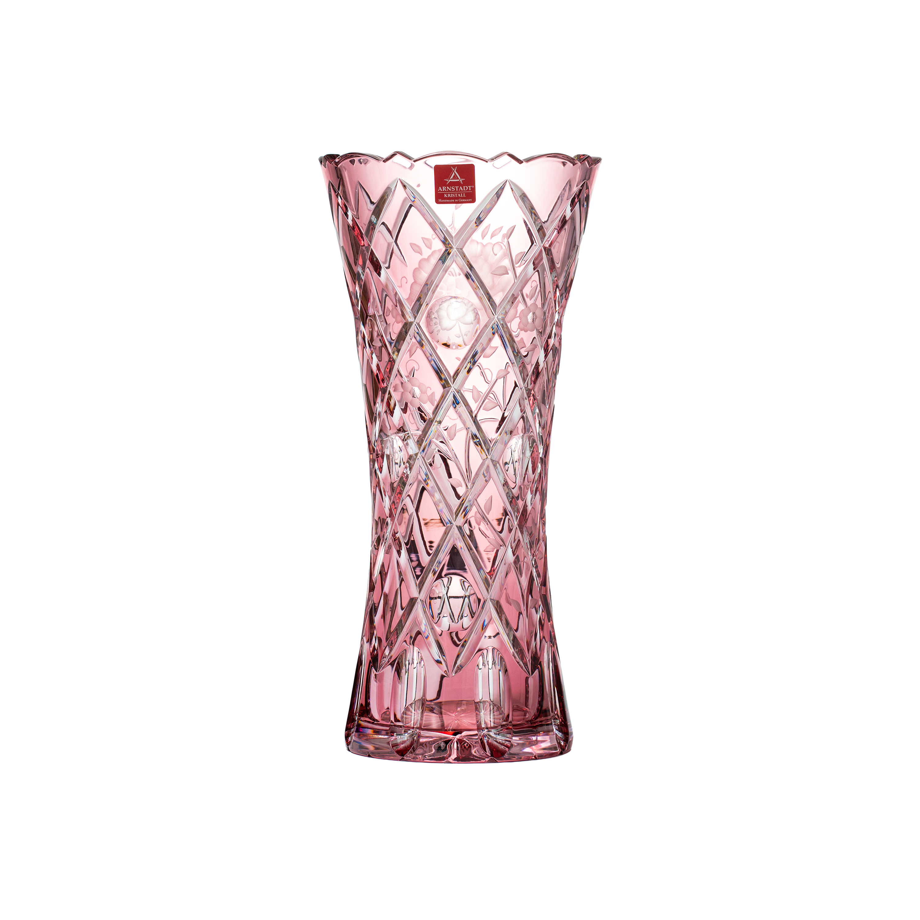 Crystal Sunrose Rosalin Vase