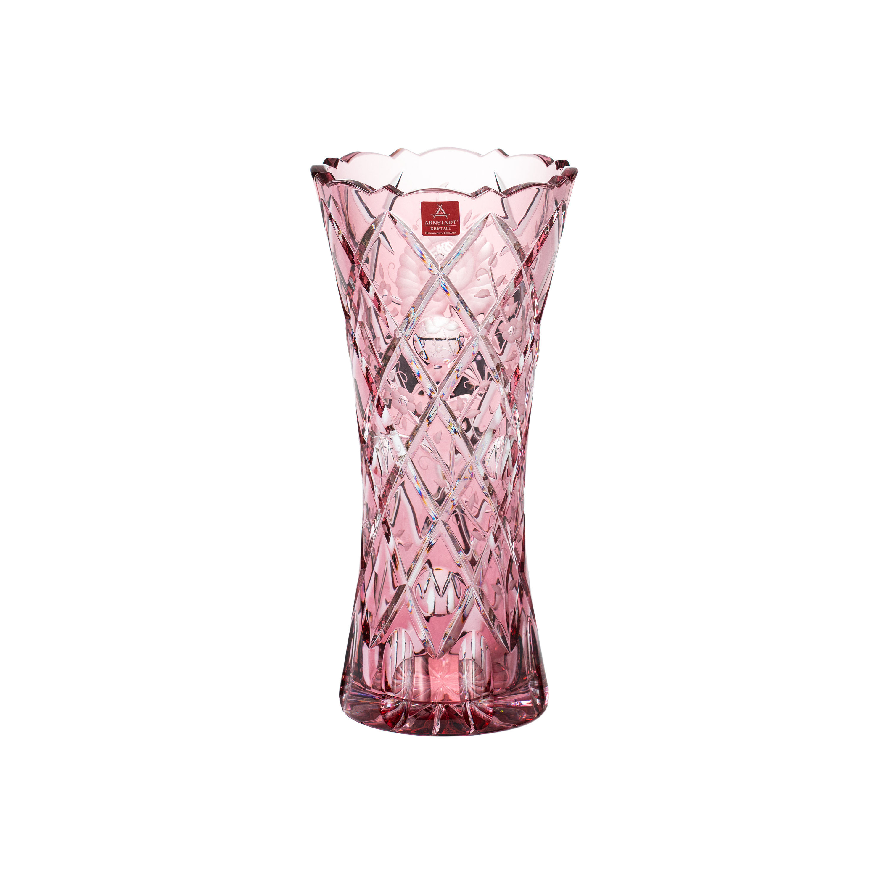 Crystal Sunrose Rosalin Vase
