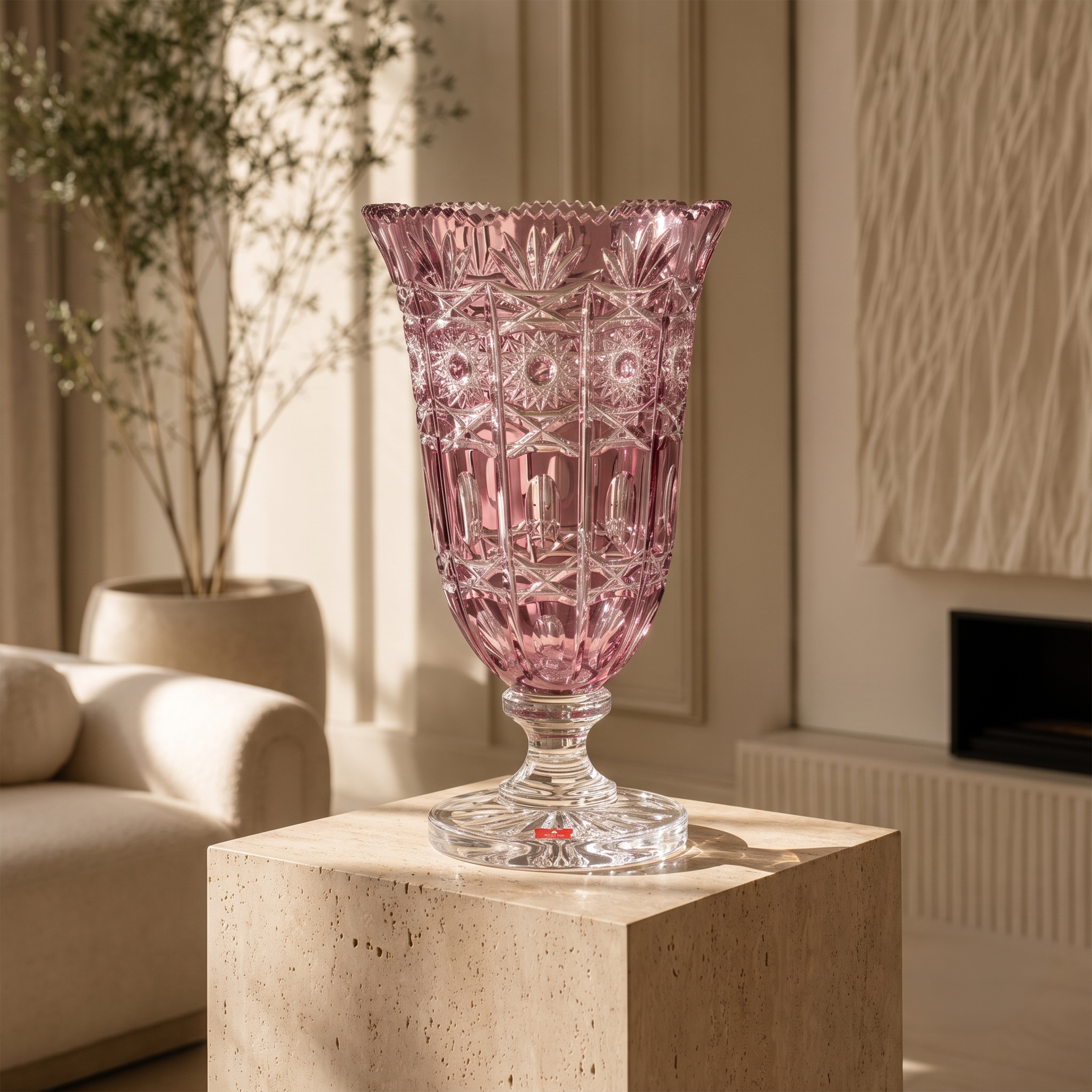 Crystal Dresden Rosalin Vase