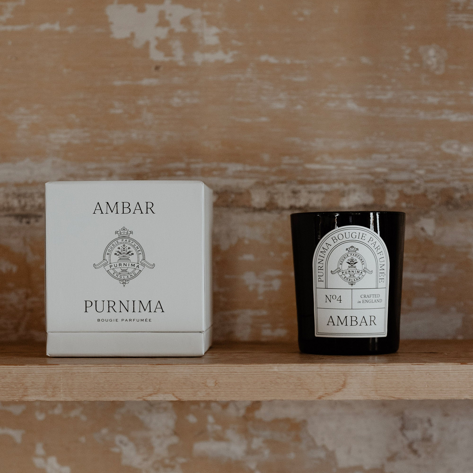 Ambar scented candle with lid 190gm
