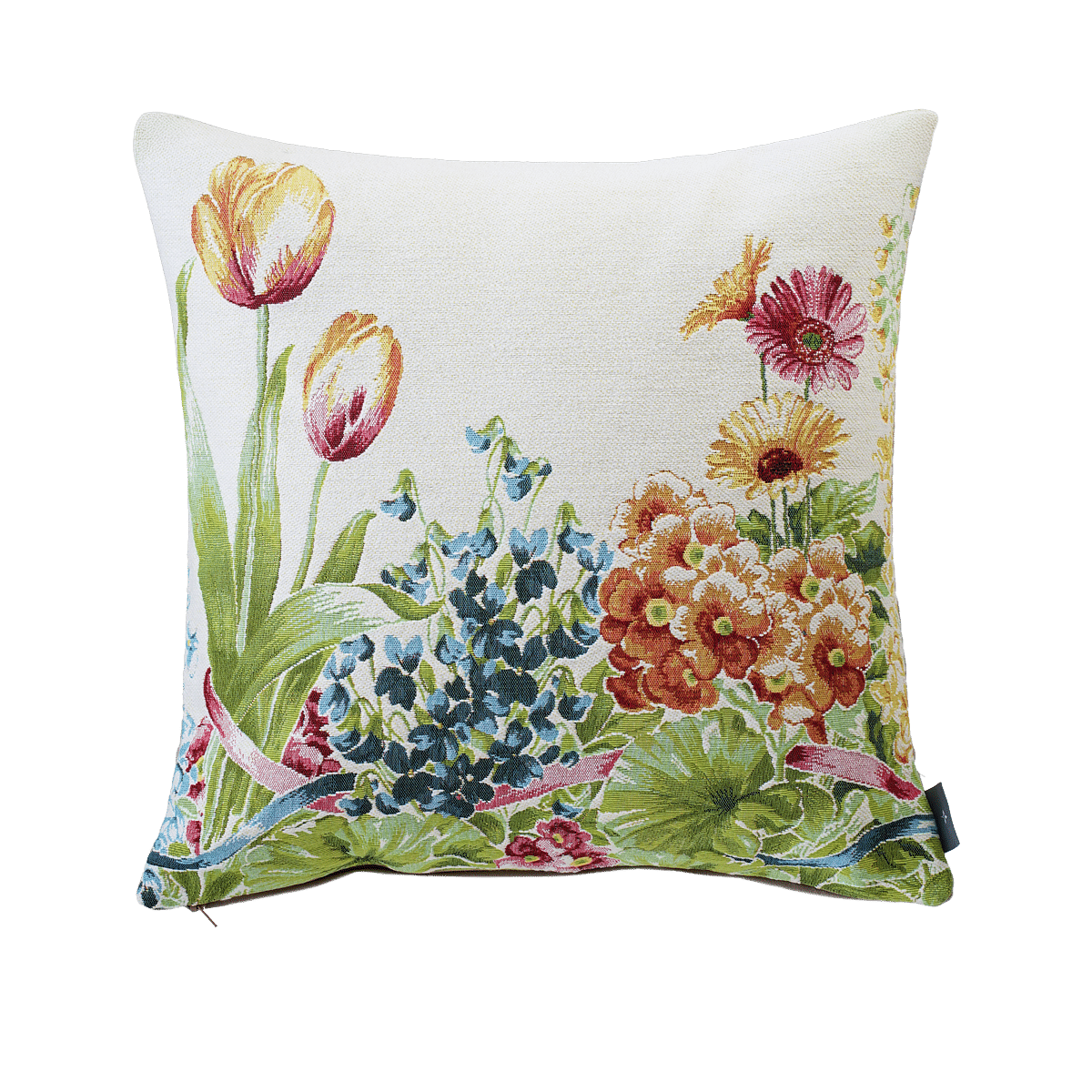 Flower Garden Tapestry Cushion Cover