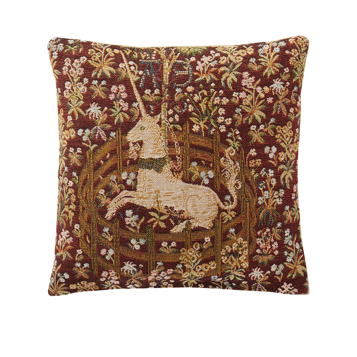 Unicorn at the Fountain Cushion Cover