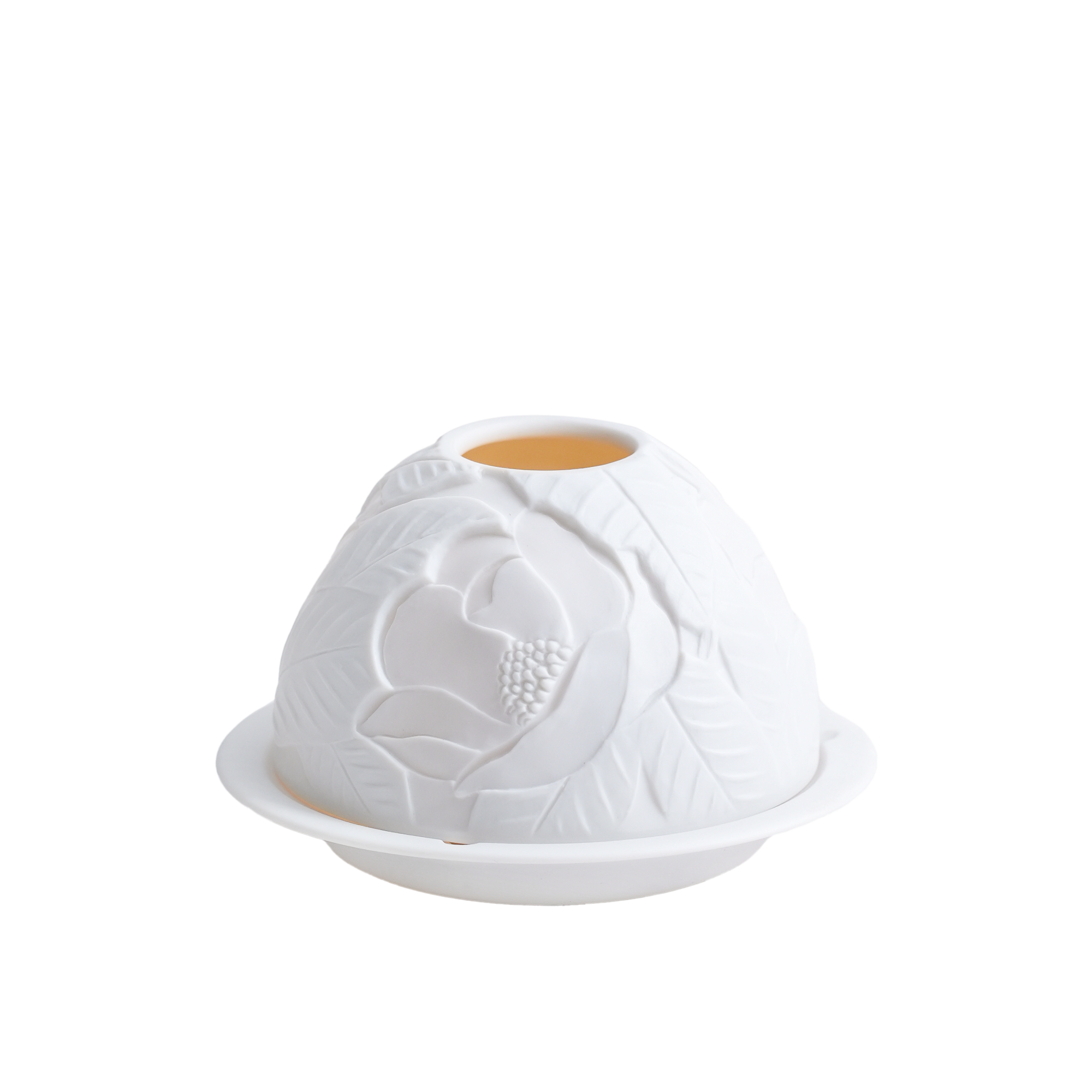 Magnolia Blossom Lithophanes Led Lamp