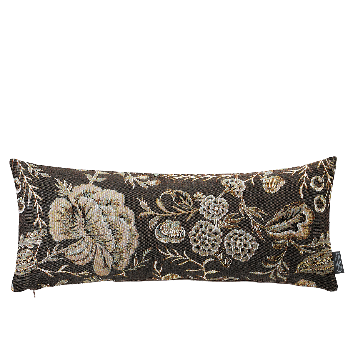 Long Stylized flowers Cushion Cover
