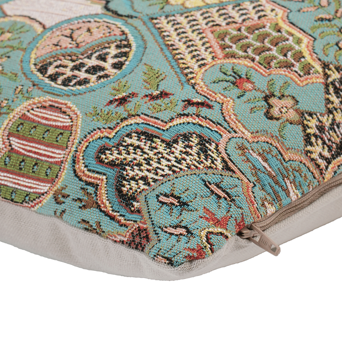 Long Chinese mosaic Cushion Cover