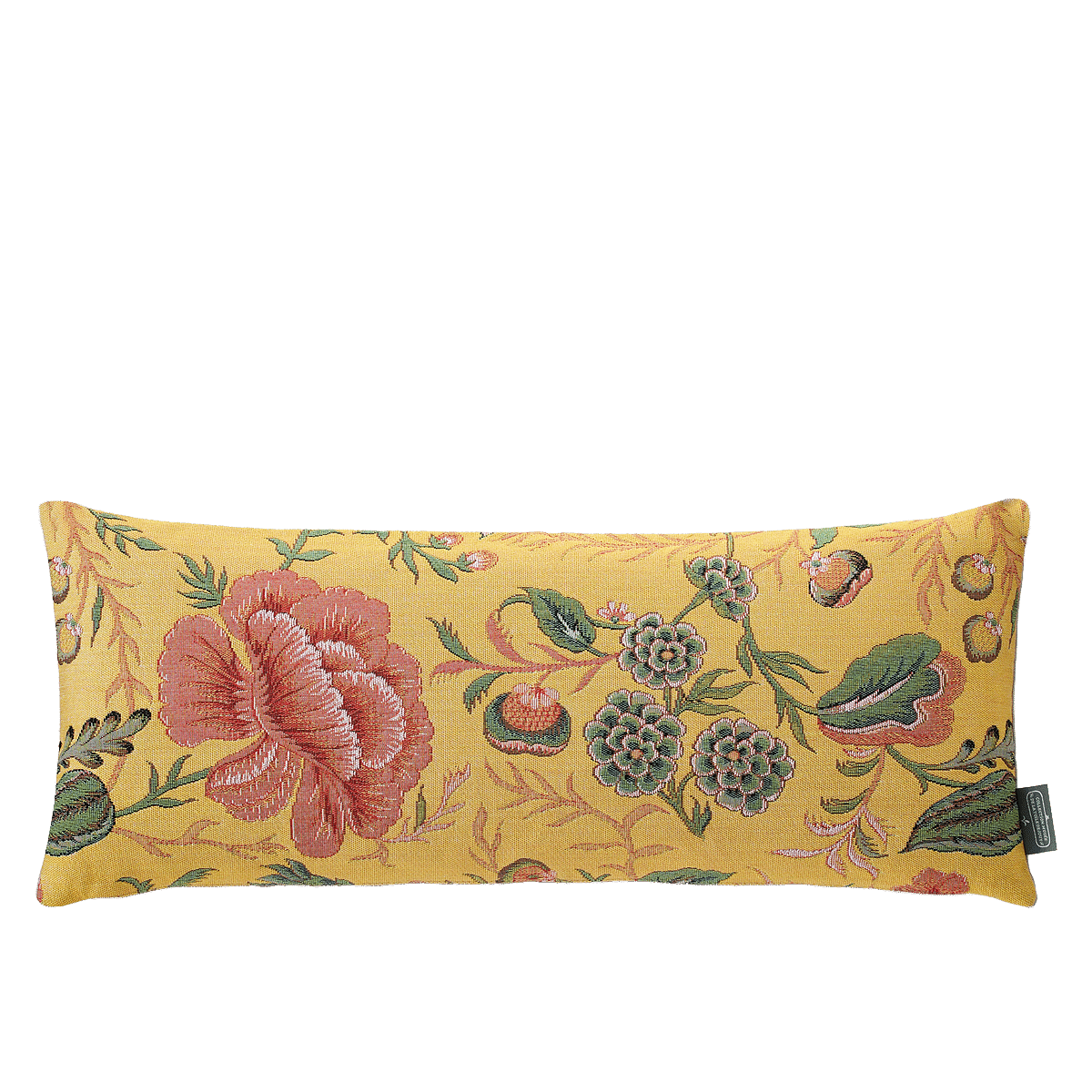 Long Stylized flowers Cushion Cover