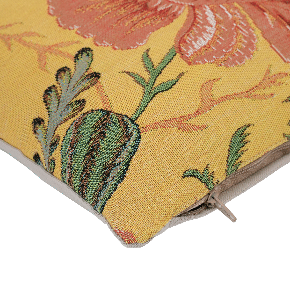 Long Stylized flowers Cushion Cover