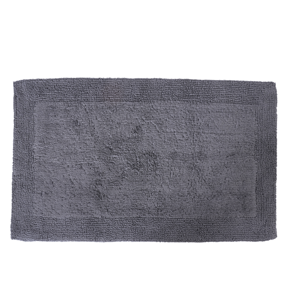 Furrow Reversible 100% Cotton Bath Rug
