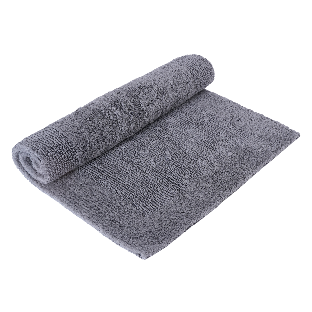 Furrow Reversible 100% Cotton Bath Rug