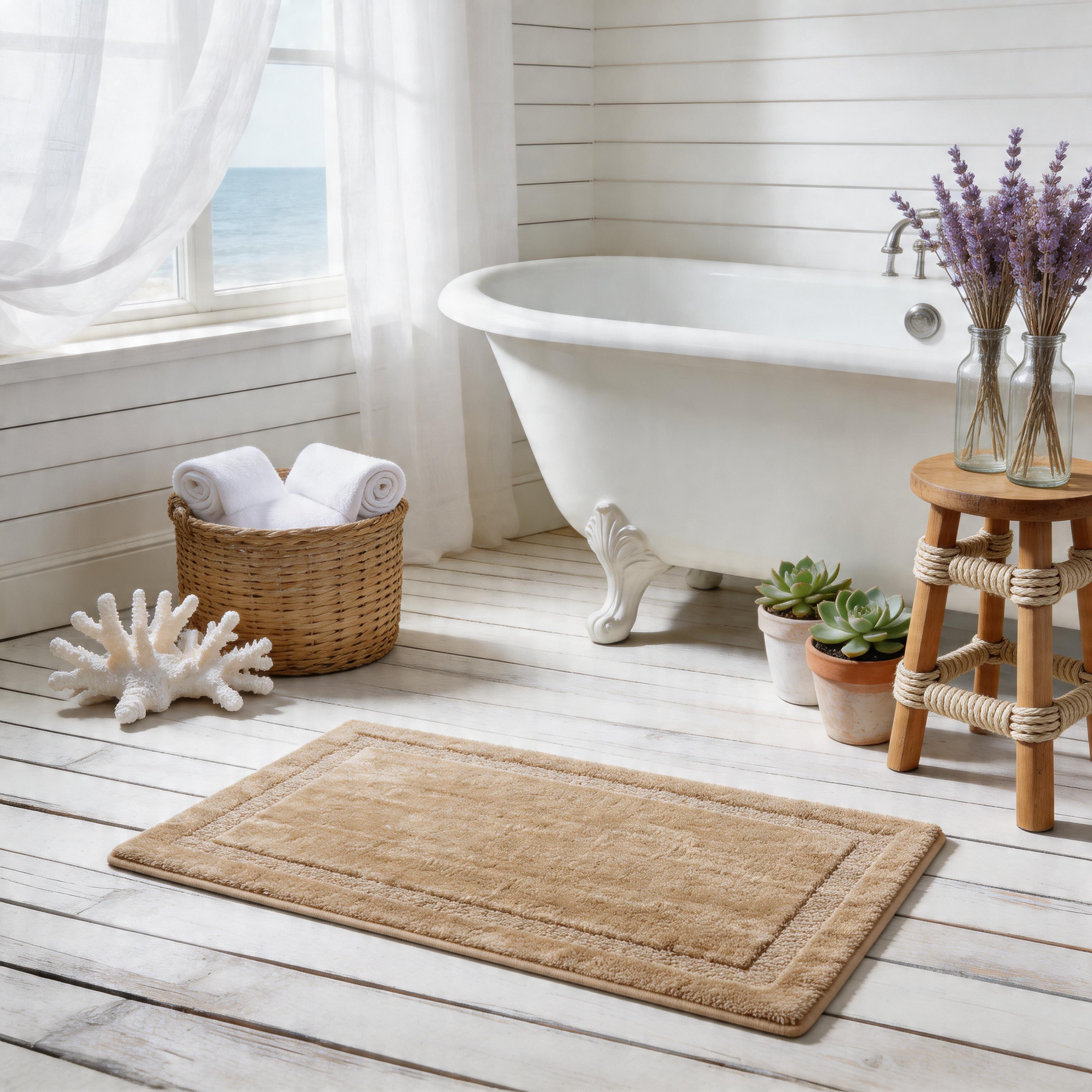 Raffee Drylon Bath Rug
