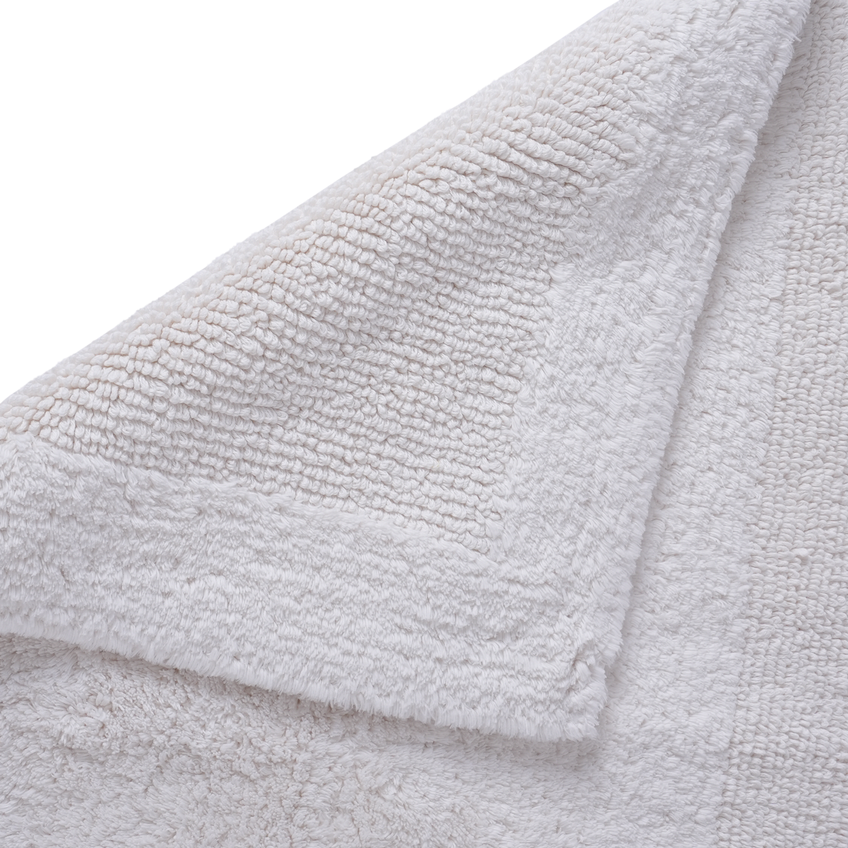 Furrow Reversible Bath Rug Ivory