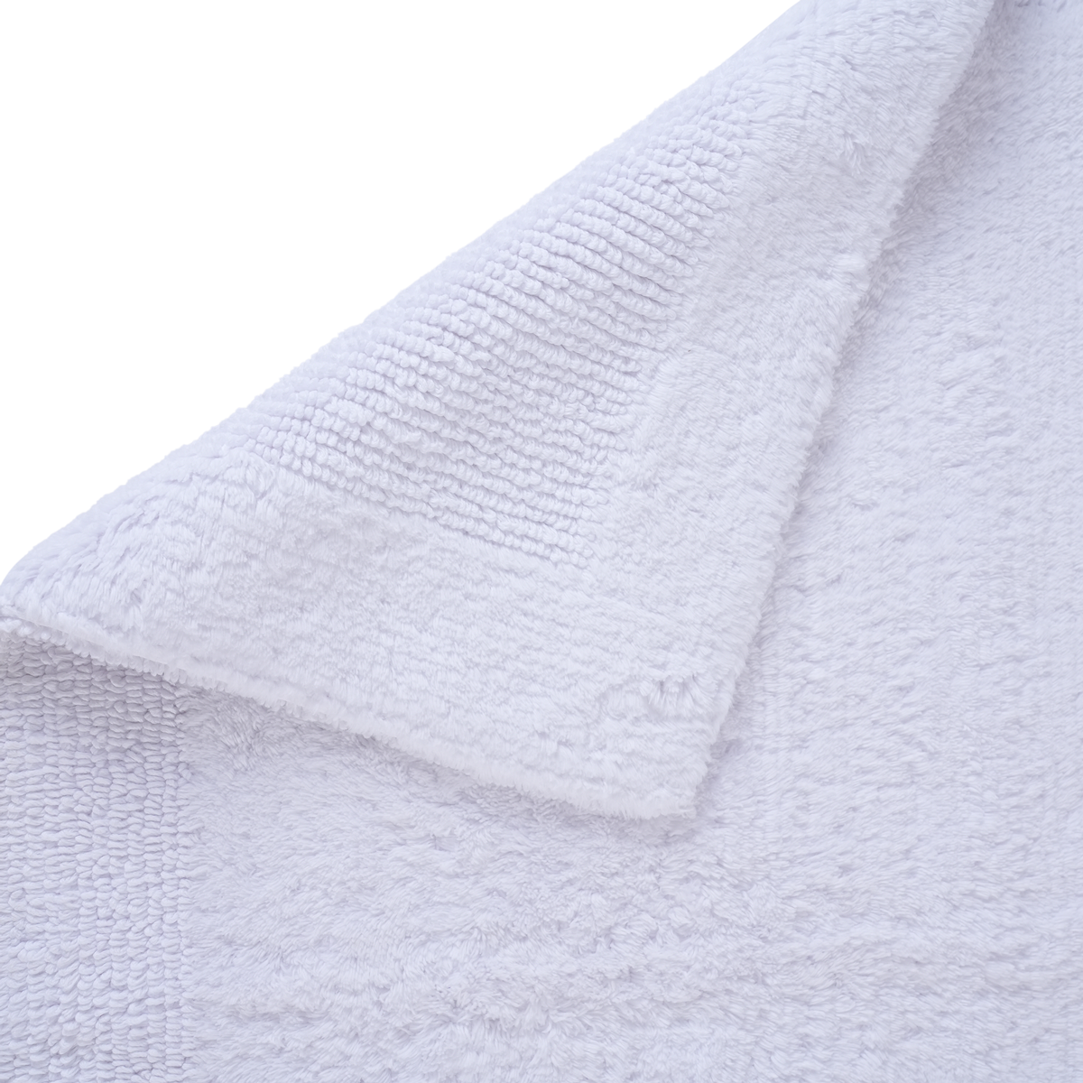 Furrow Reversible Bath Rug White