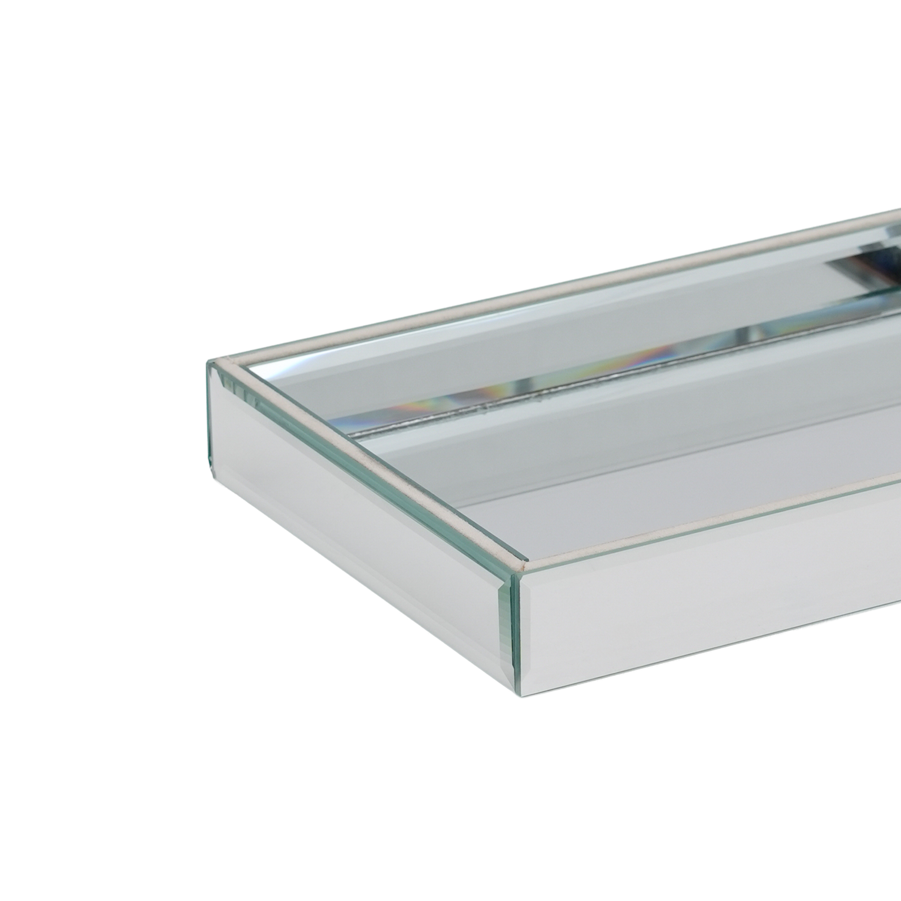 Clear Mirror Vanity Tray