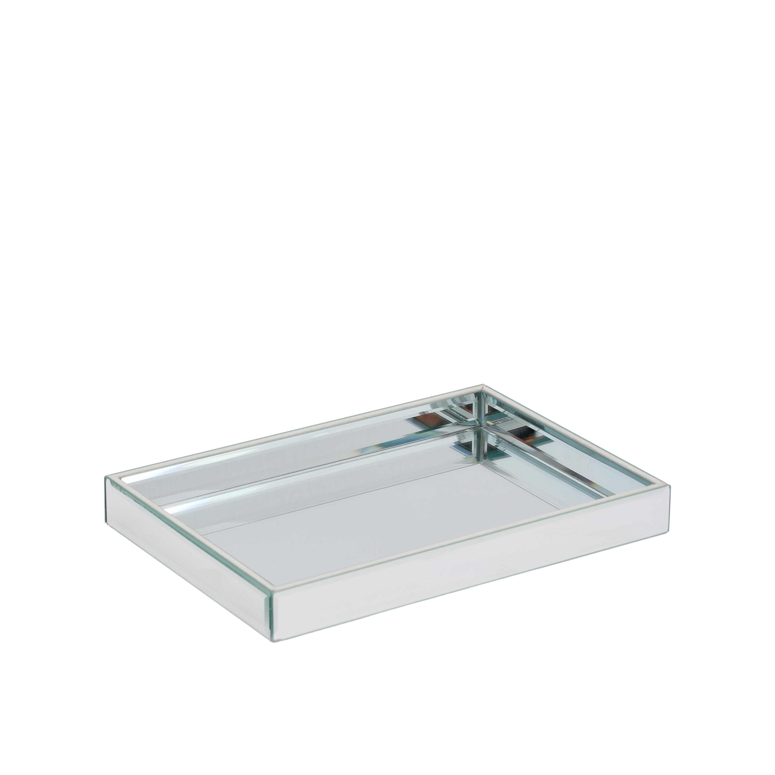 Clear Mirror Vanity Tray