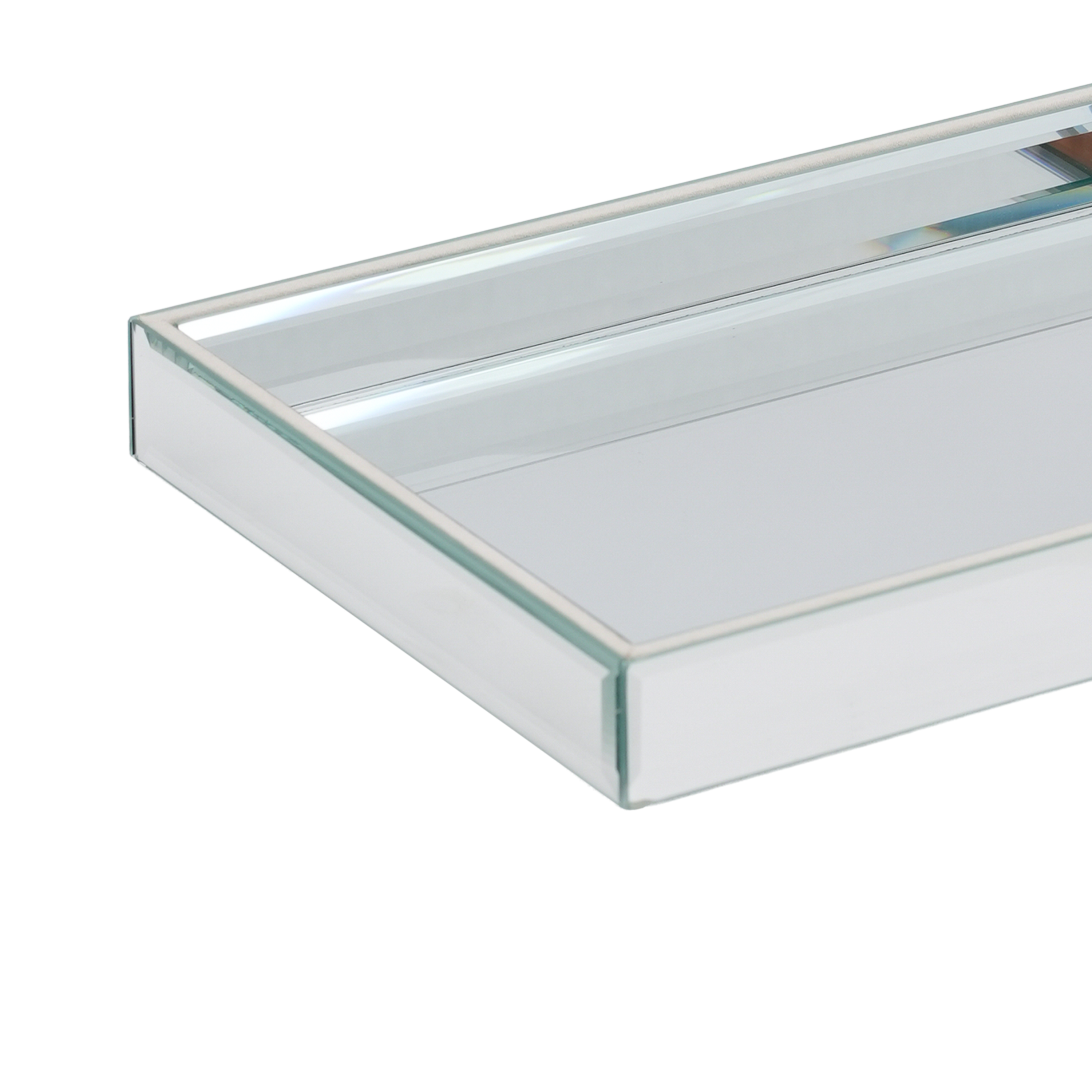 Clear Mirror Vanity Tray