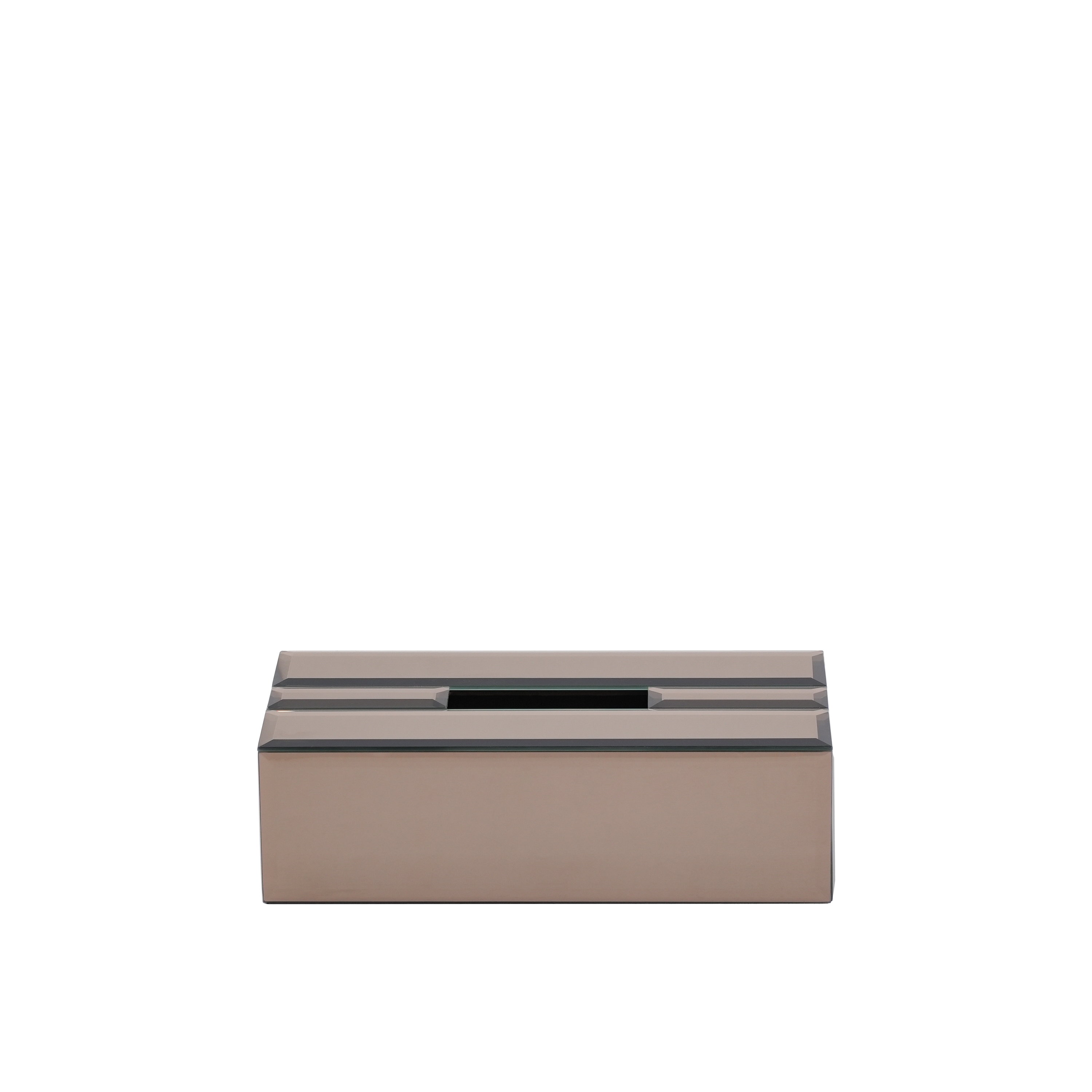 Brown Mirror Tissue Box