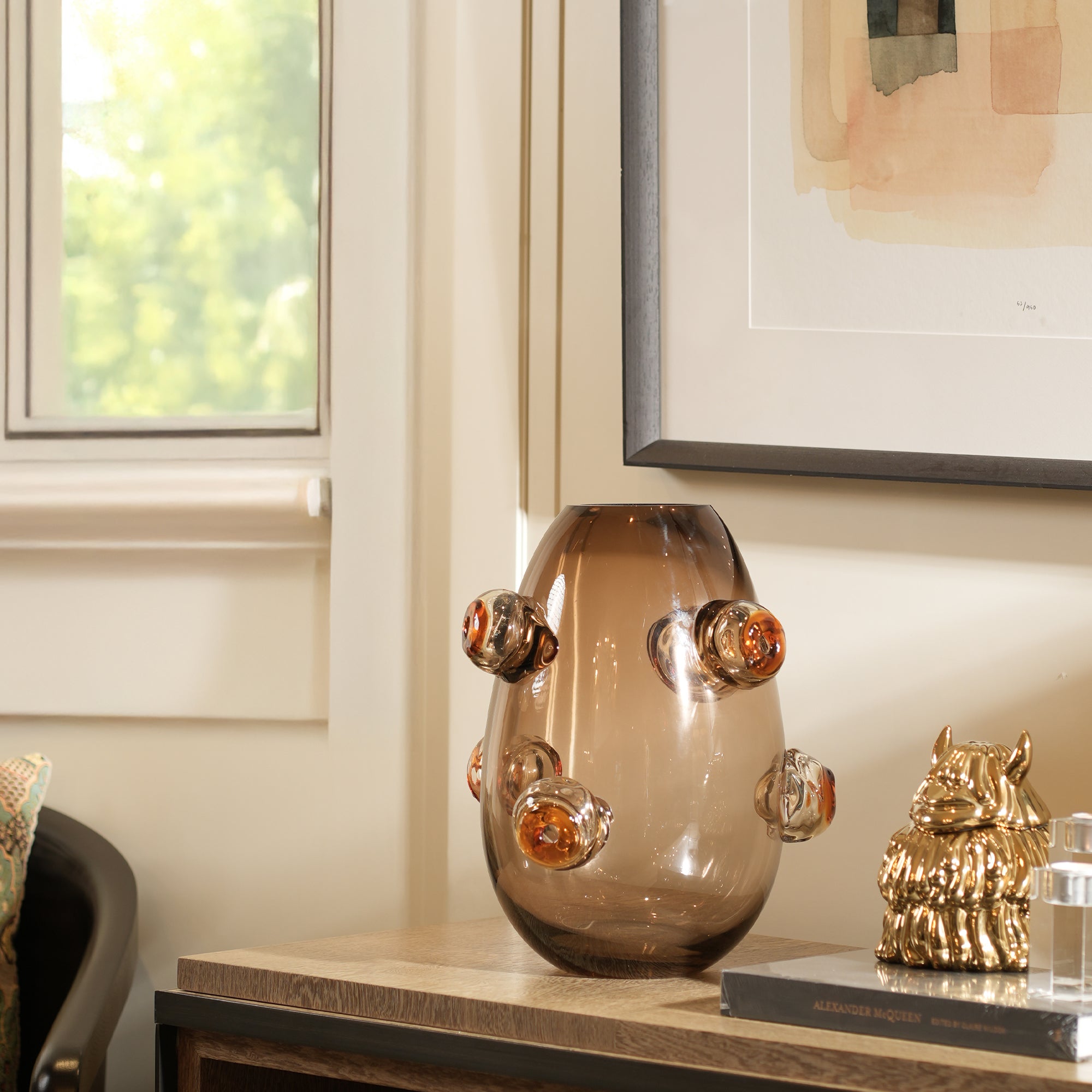Voguish Vase Brown