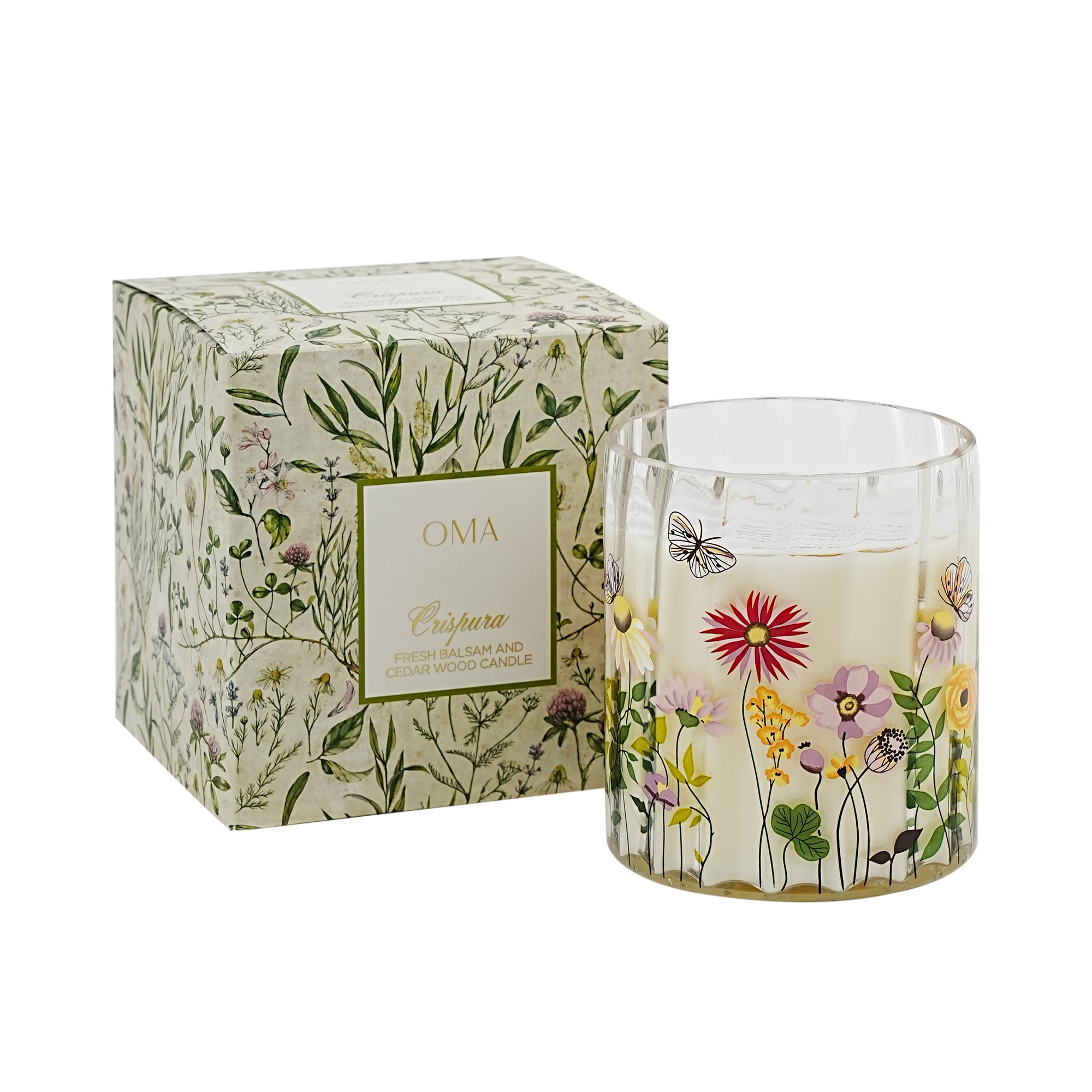Crispura Fresh Balsam and Cedar Wood Candle