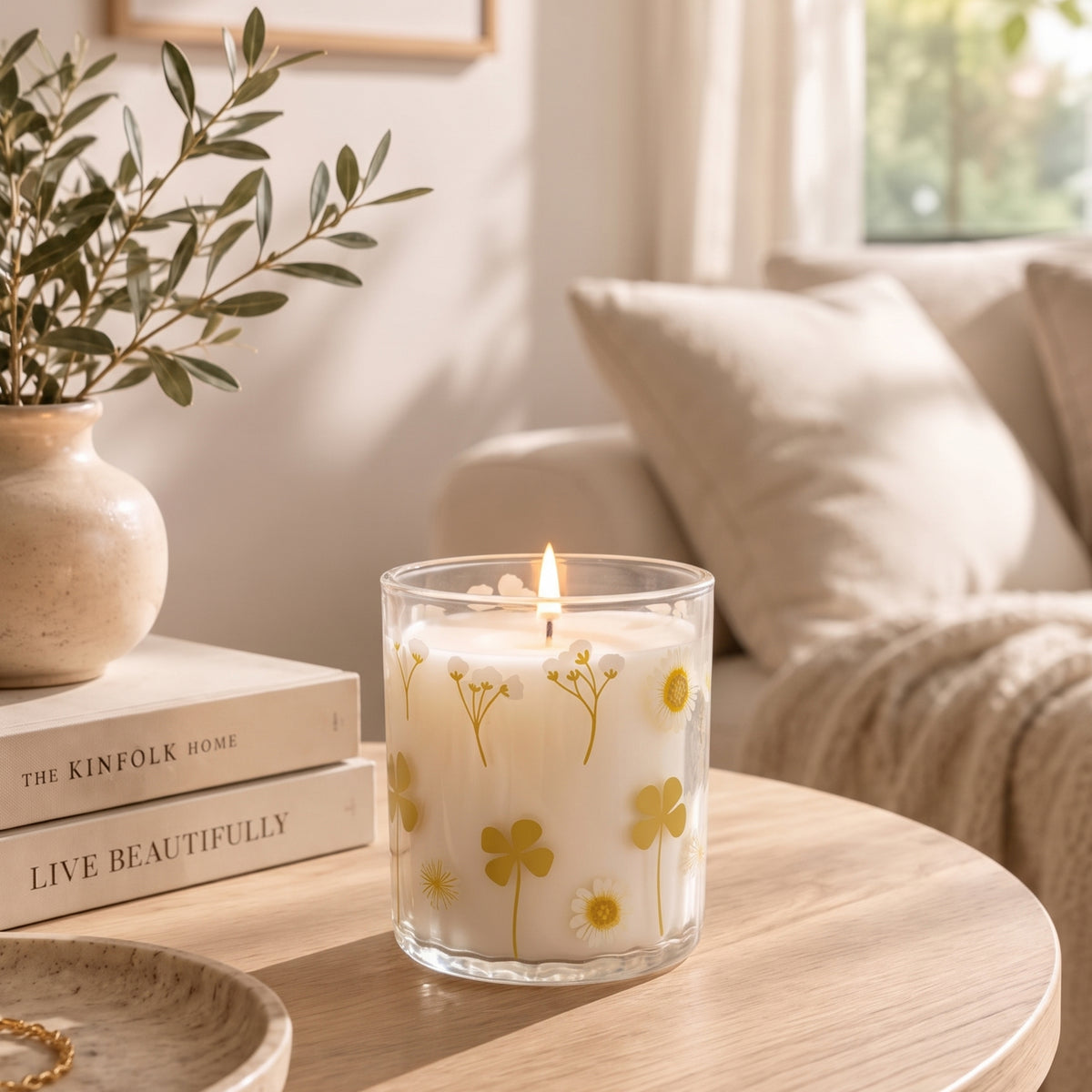 Crystalis Fern Moss Candle