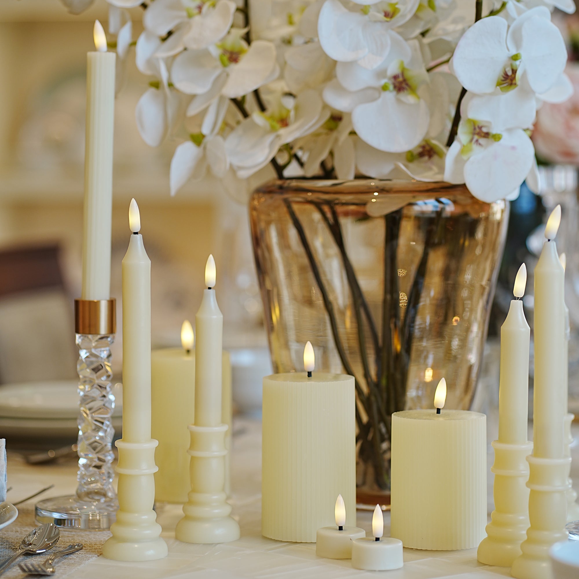 Relic LED Pillar Candle