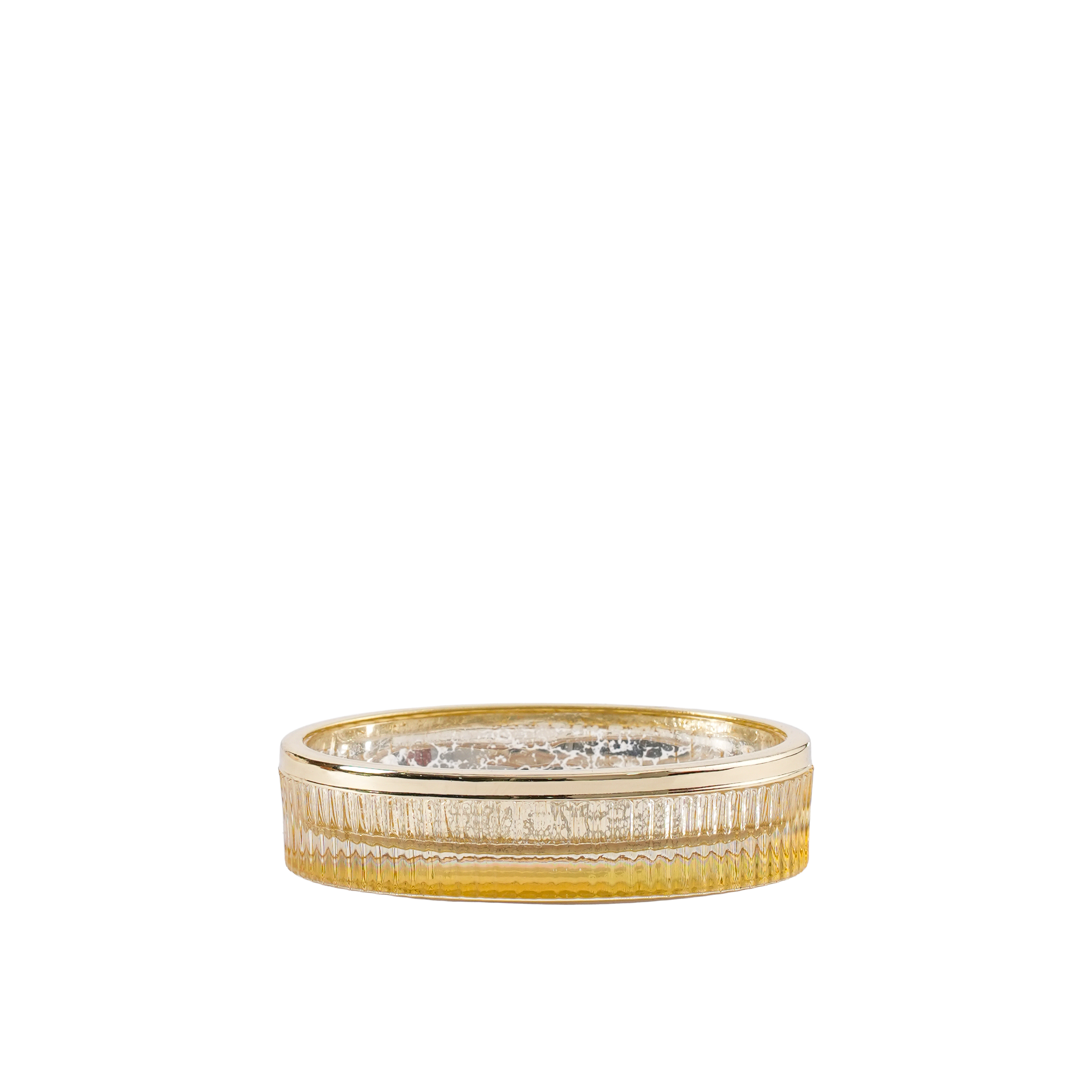Ridged Gold Soap Dish