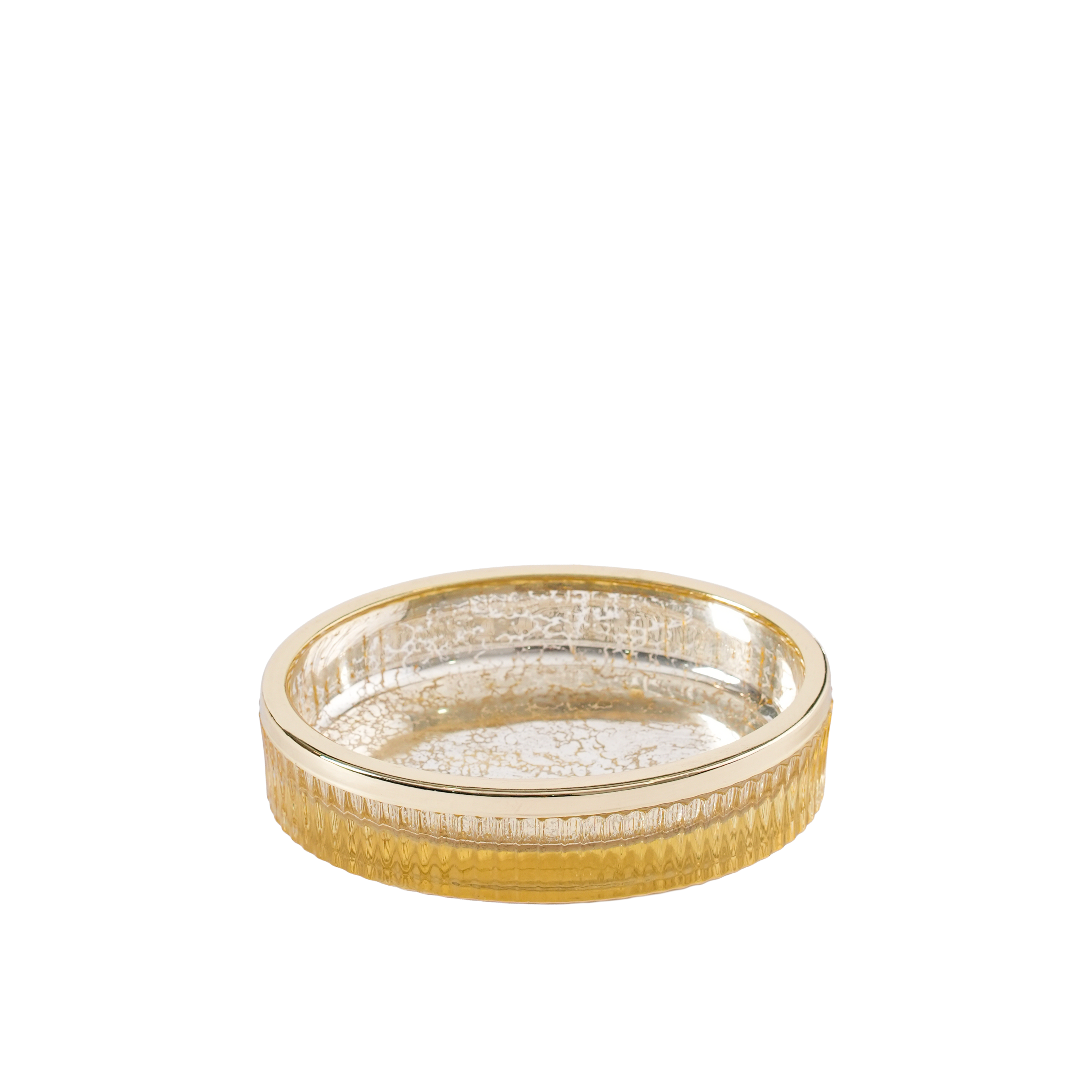 Ridged Gold Soap Dish