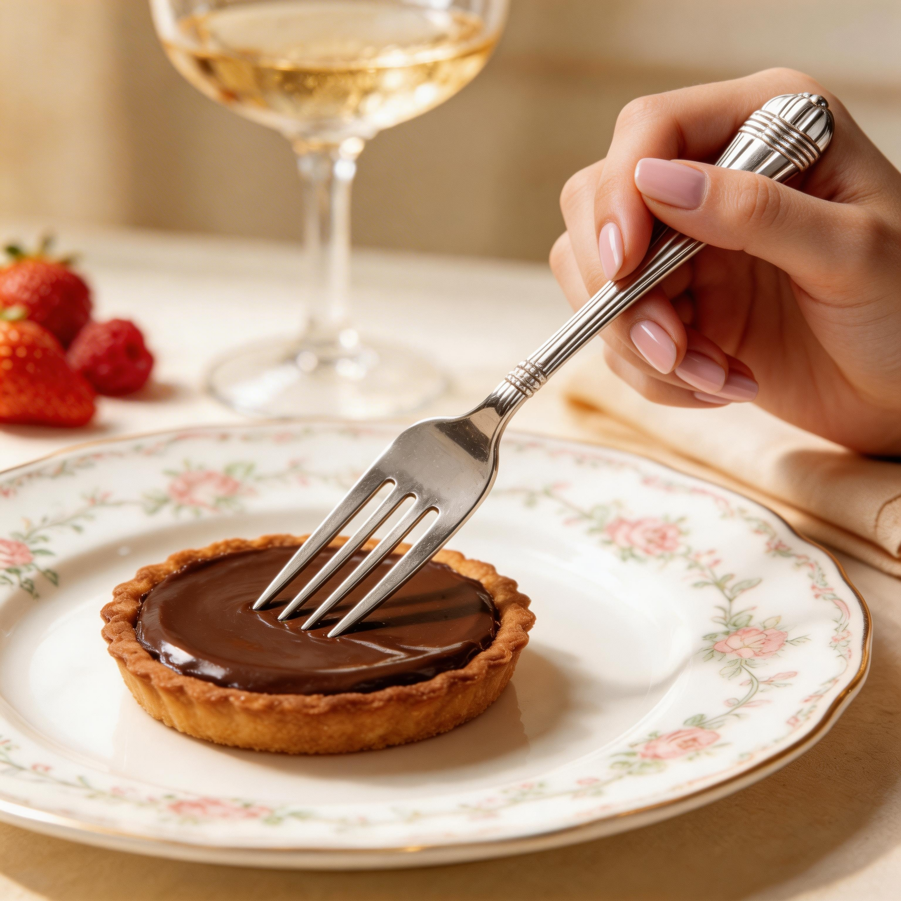 Venation Dessert Fork