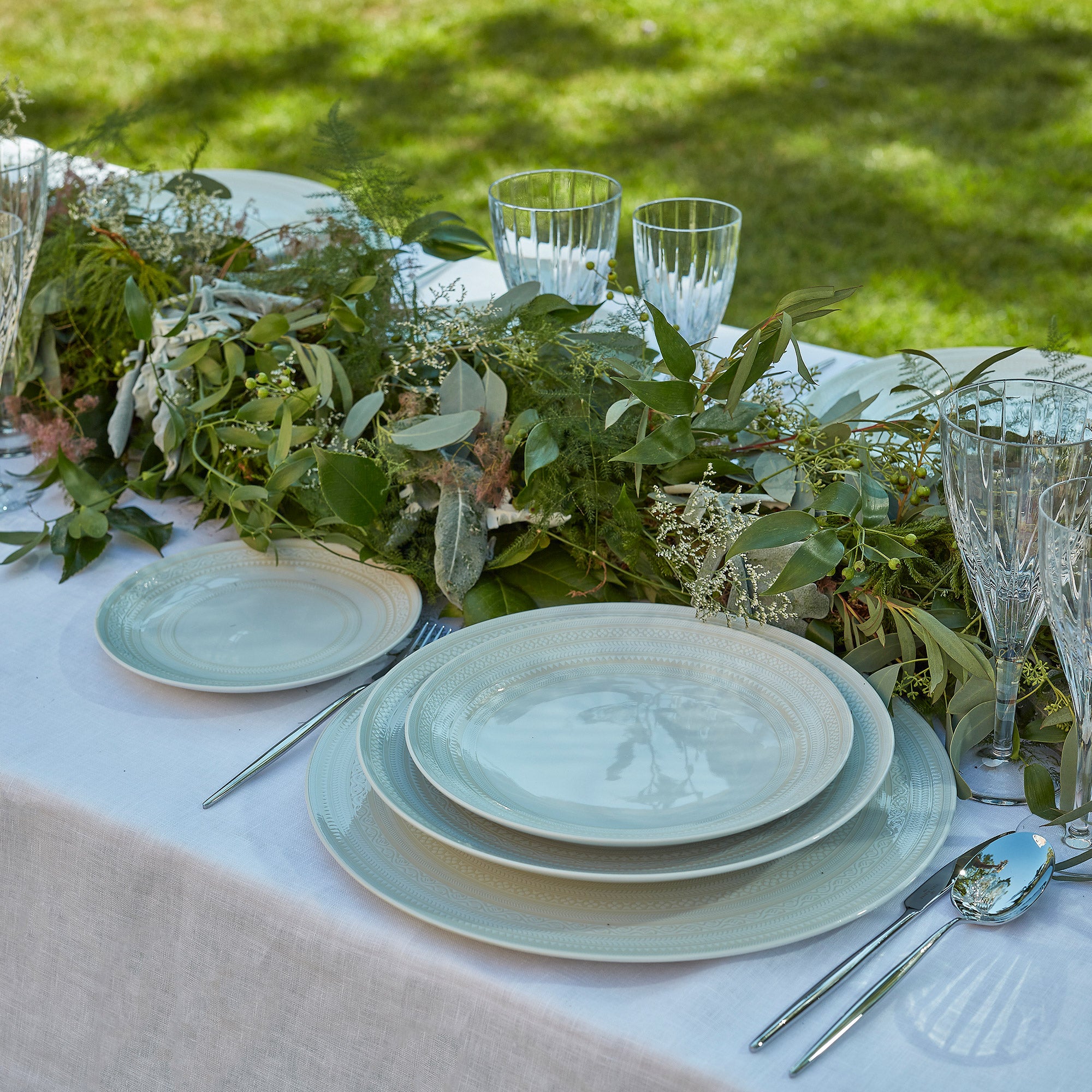 Ivory Oval Serving Platter