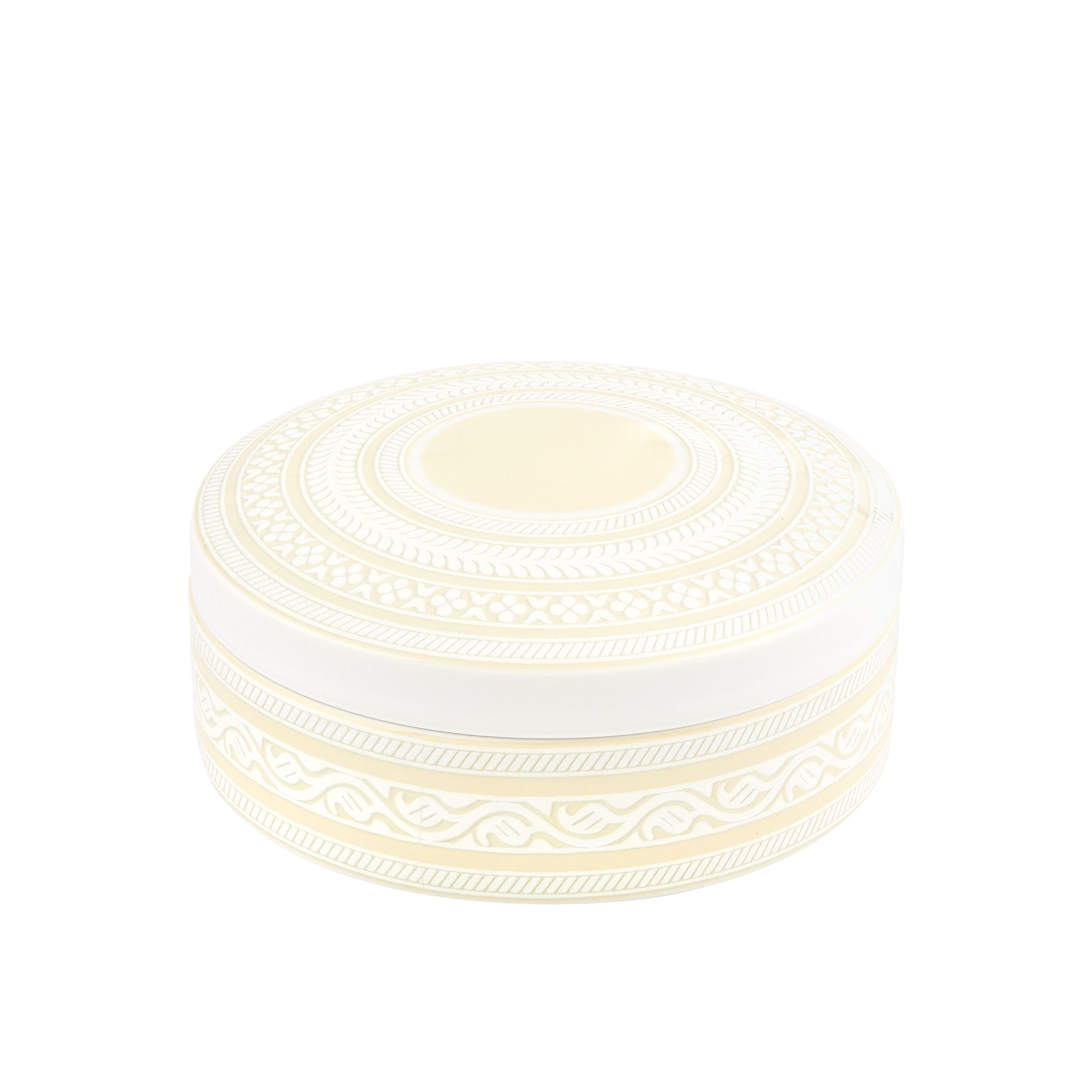 Ivory Round Box Large