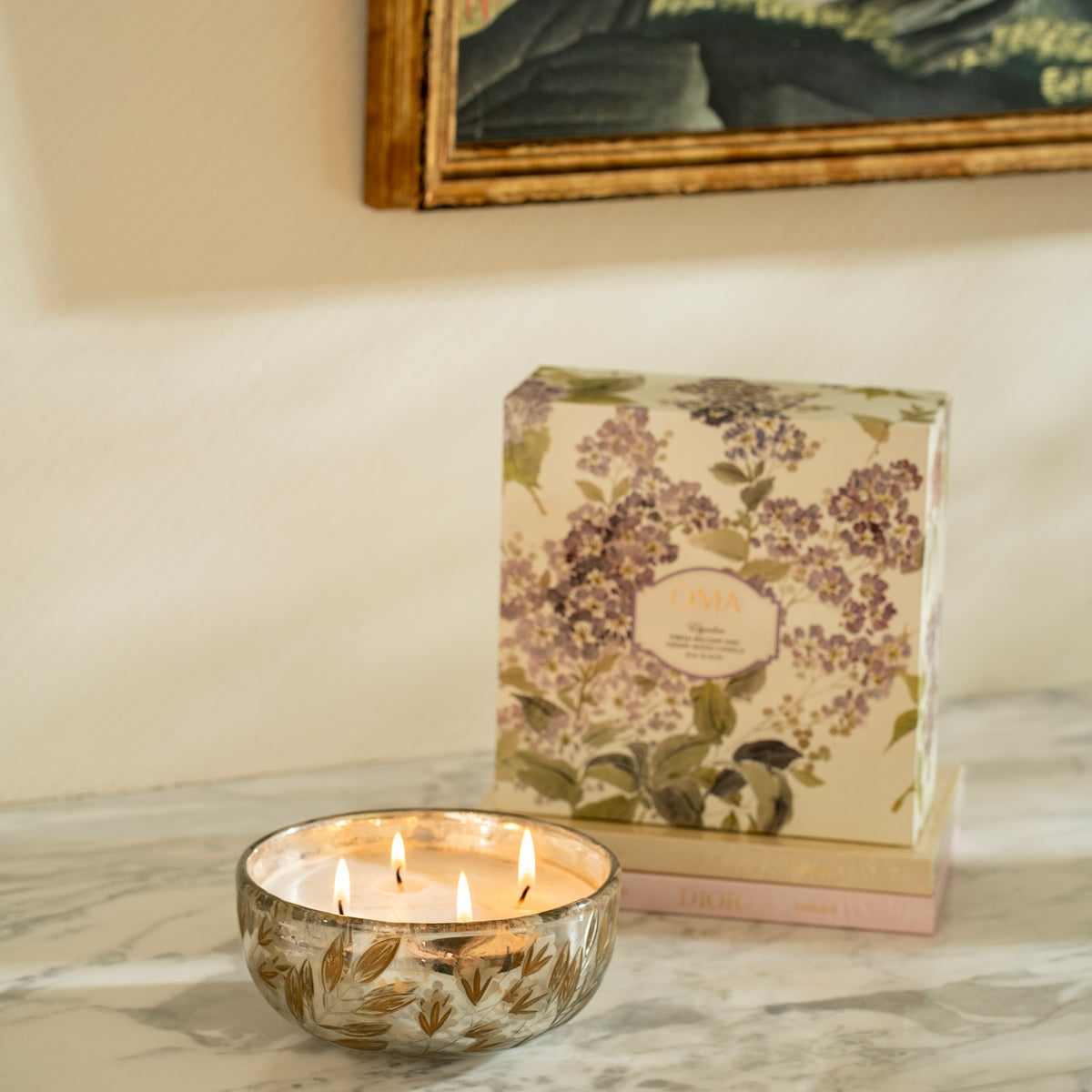 Elyndra Fresh Balsam And Cedar Wood Candle Dia15.5 cm
