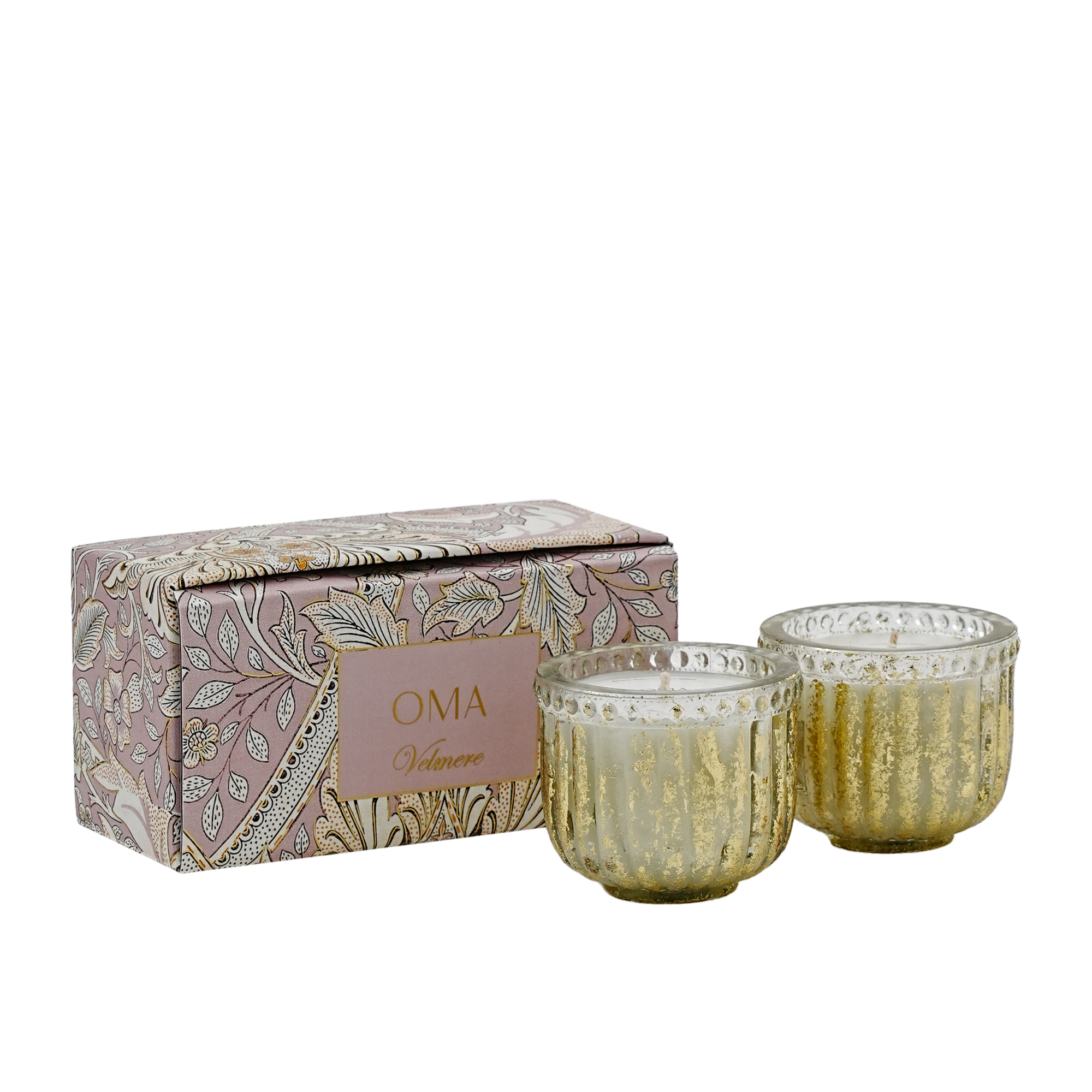 Solnix Fresh Balsam And Cedar Wood Candle S/2