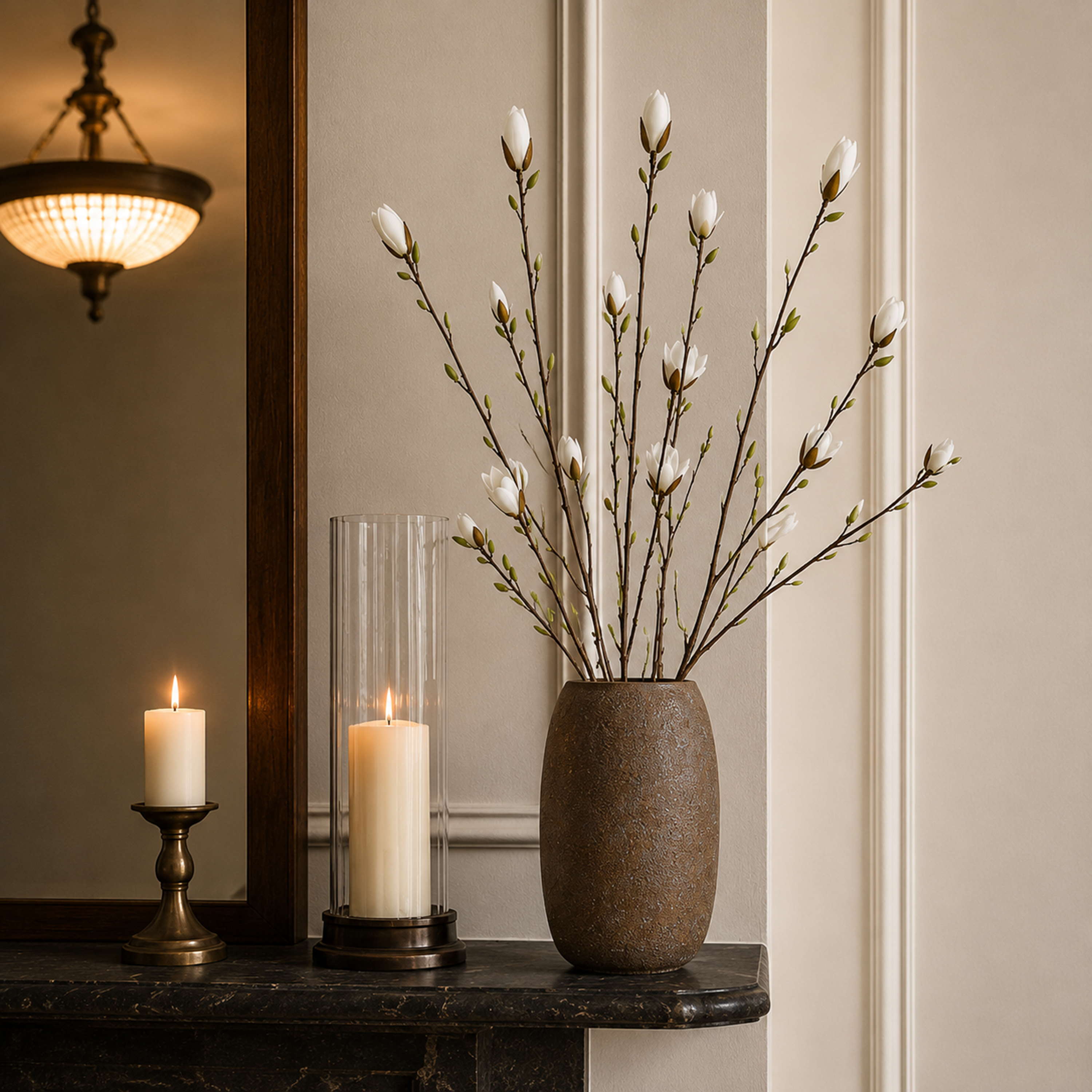 Magnolia Spray White L97.79 cm
