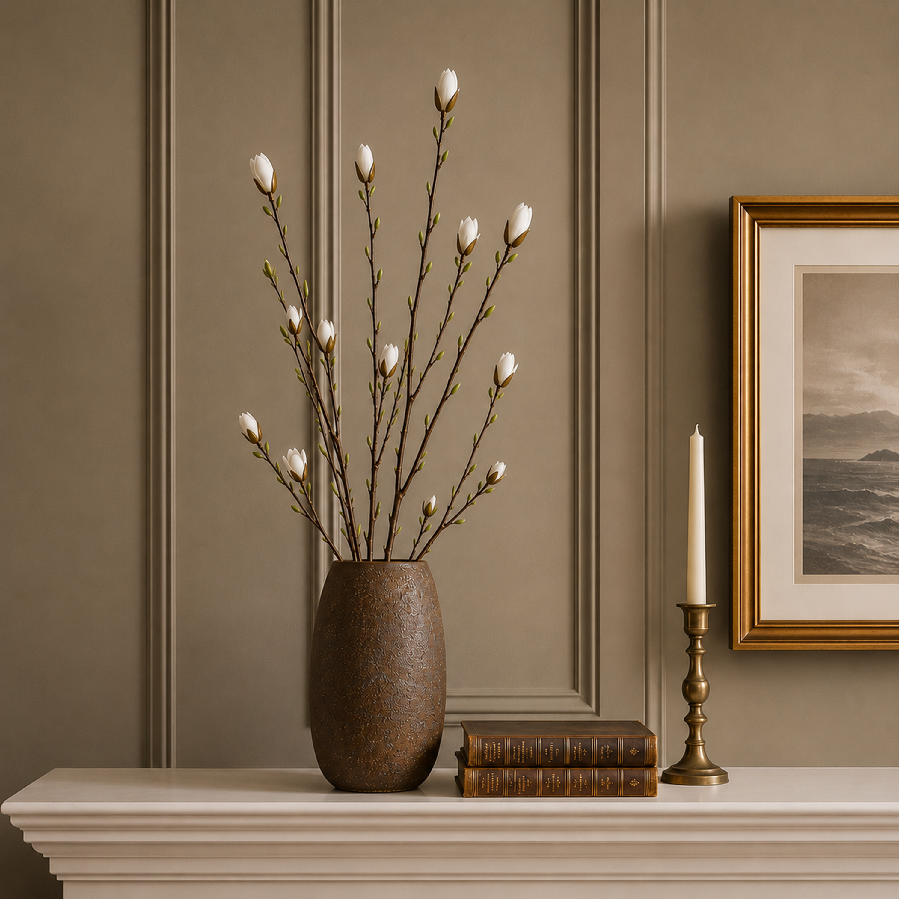 Magnolia Spray White L97.79 cm