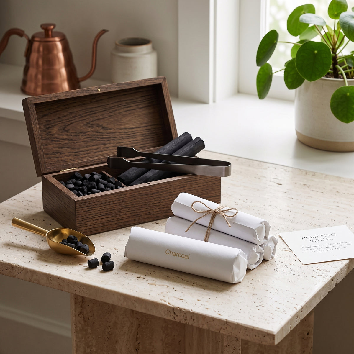 Anicent Charcoal Pellets Set